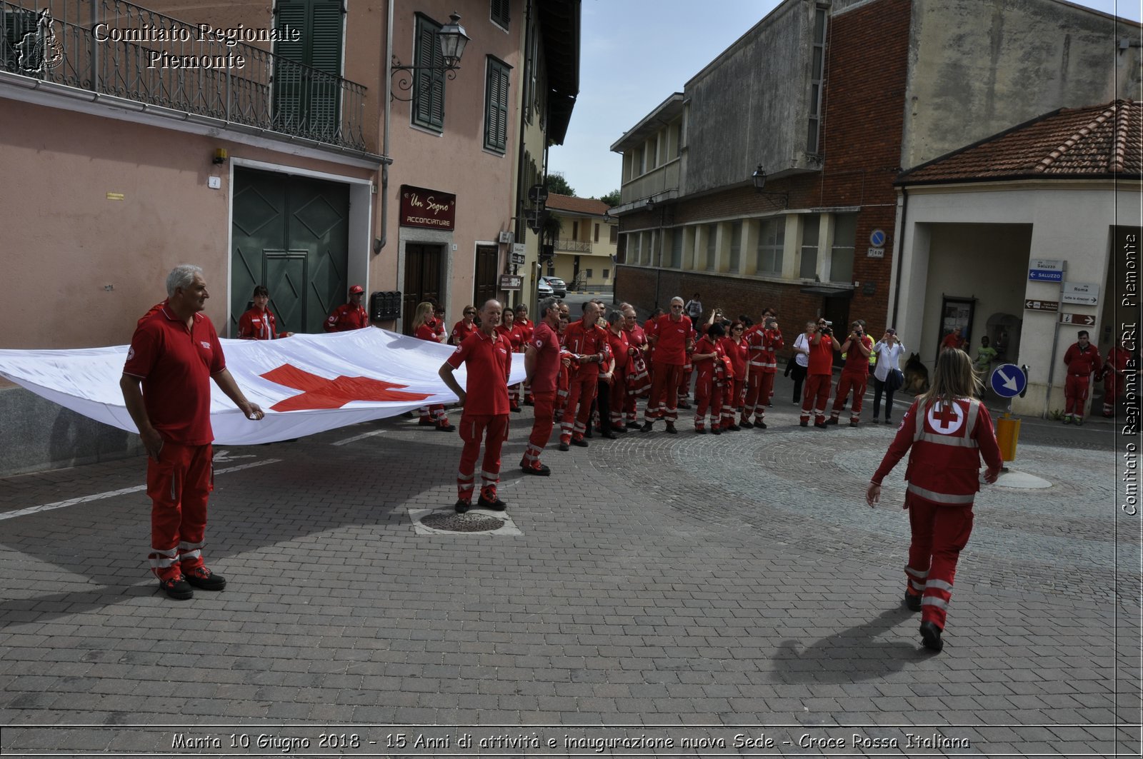 Manta 10 Giugno 2018 - 15 Anni di attivit e inaugurazione nuova Sede - Croce Rossa Italiana- Comitato Regionale del Piemonte