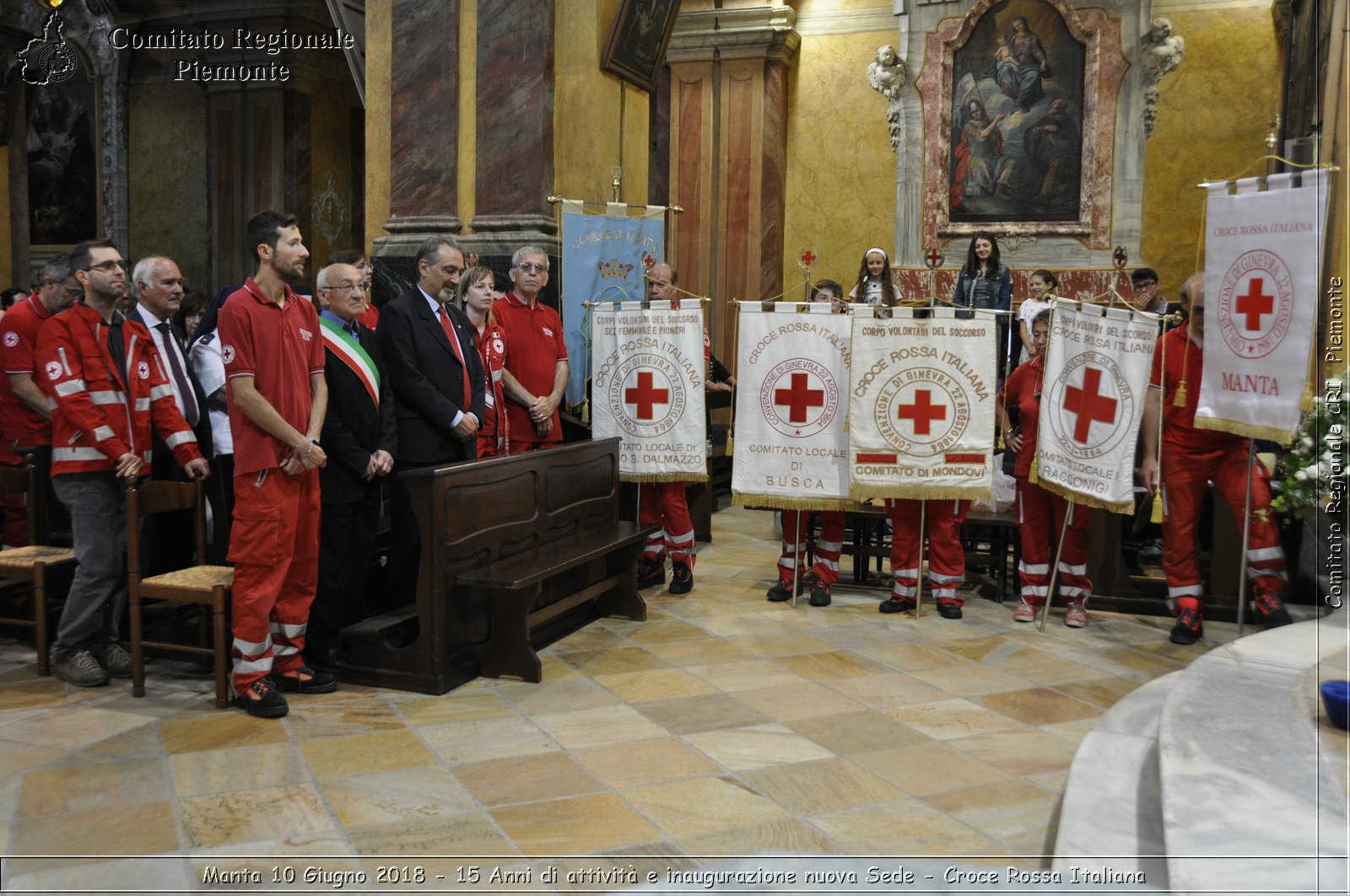 Manta 10 Giugno 2018 - 15 Anni di attivit e inaugurazione nuova Sede - Croce Rossa Italiana- Comitato Regionale del Piemonte