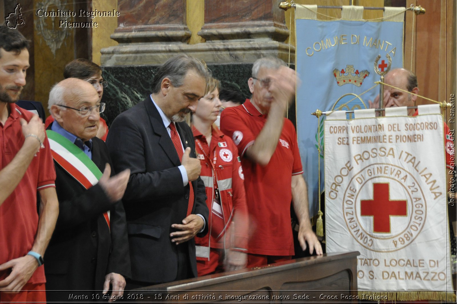 Manta 10 Giugno 2018 - 15 Anni di attivit e inaugurazione nuova Sede - Croce Rossa Italiana- Comitato Regionale del Piemonte