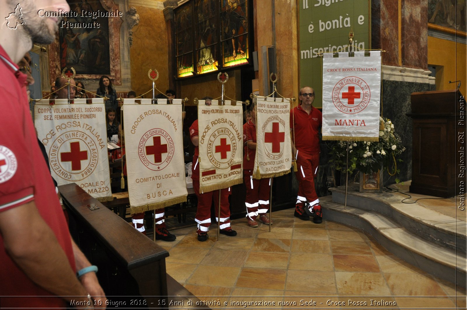 Manta 10 Giugno 2018 - 15 Anni di attivit e inaugurazione nuova Sede - Croce Rossa Italiana- Comitato Regionale del Piemonte