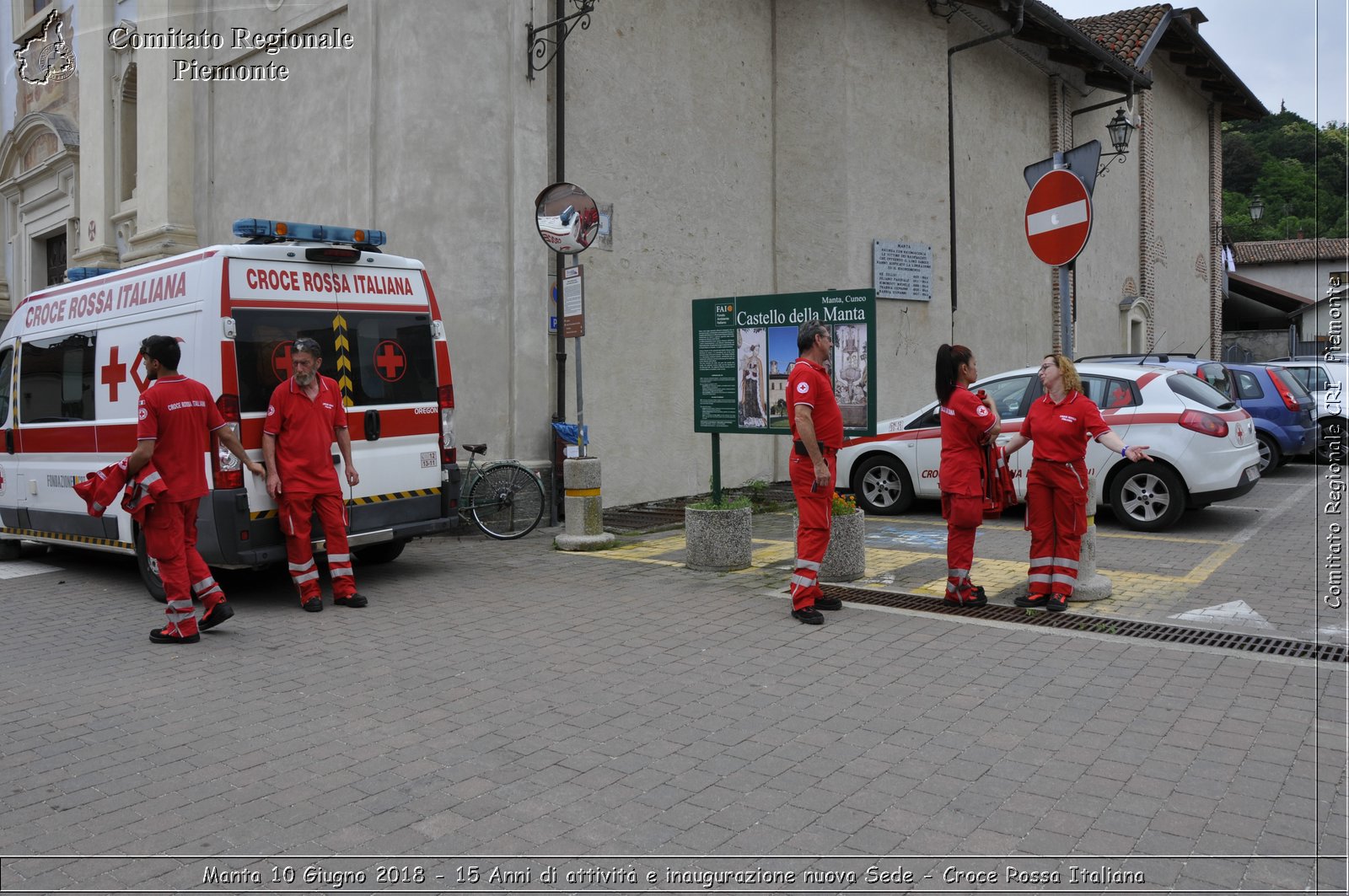 Manta 10 Giugno 2018 - 15 Anni di attivit e inaugurazione nuova Sede - Croce Rossa Italiana- Comitato Regionale del Piemonte