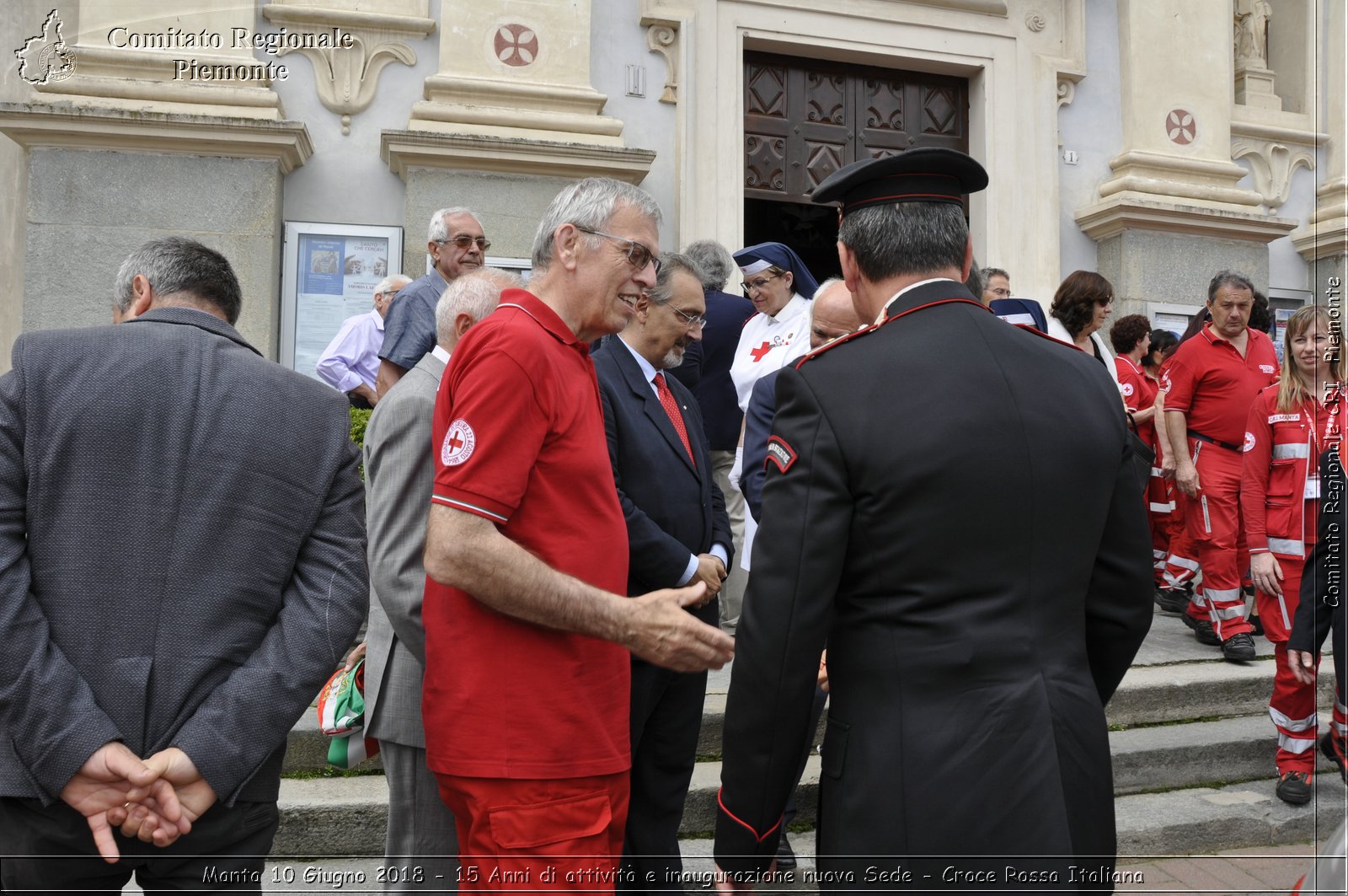 Manta 10 Giugno 2018 - 15 Anni di attivit e inaugurazione nuova Sede - Croce Rossa Italiana- Comitato Regionale del Piemonte