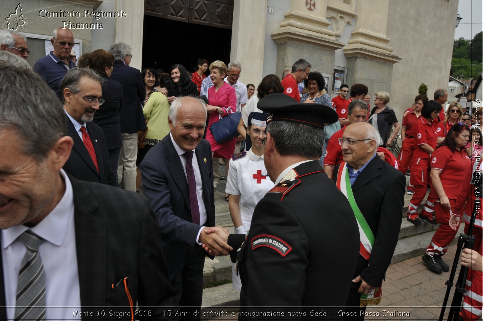 Manta 10 Giugno 2018 - 15 Anni di attivit e inaugurazione nuova Sede - Croce Rossa Italiana- Comitato Regionale del Piemonte