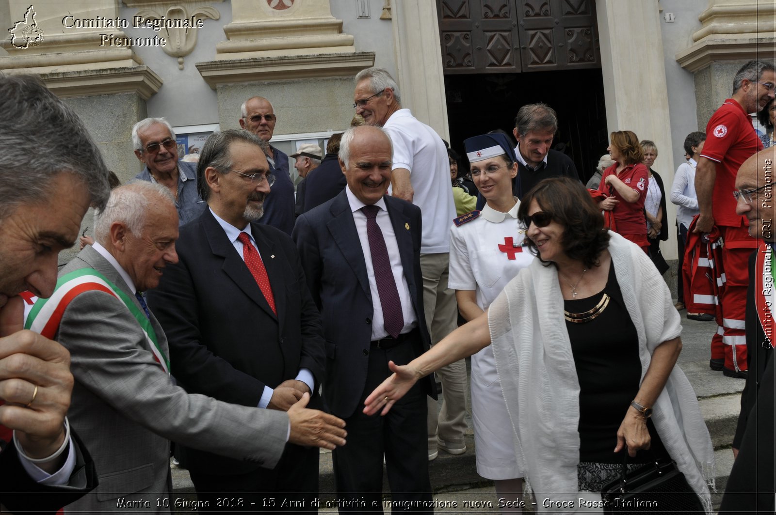 Manta 10 Giugno 2018 - 15 Anni di attivit e inaugurazione nuova Sede - Croce Rossa Italiana- Comitato Regionale del Piemonte