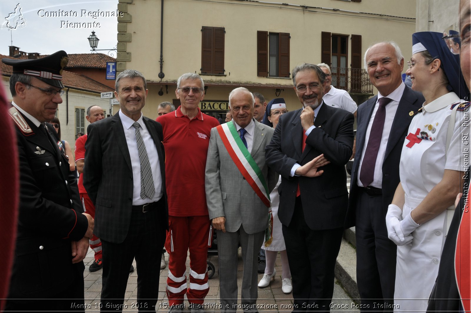 Manta 10 Giugno 2018 - 15 Anni di attivit e inaugurazione nuova Sede - Croce Rossa Italiana- Comitato Regionale del Piemonte