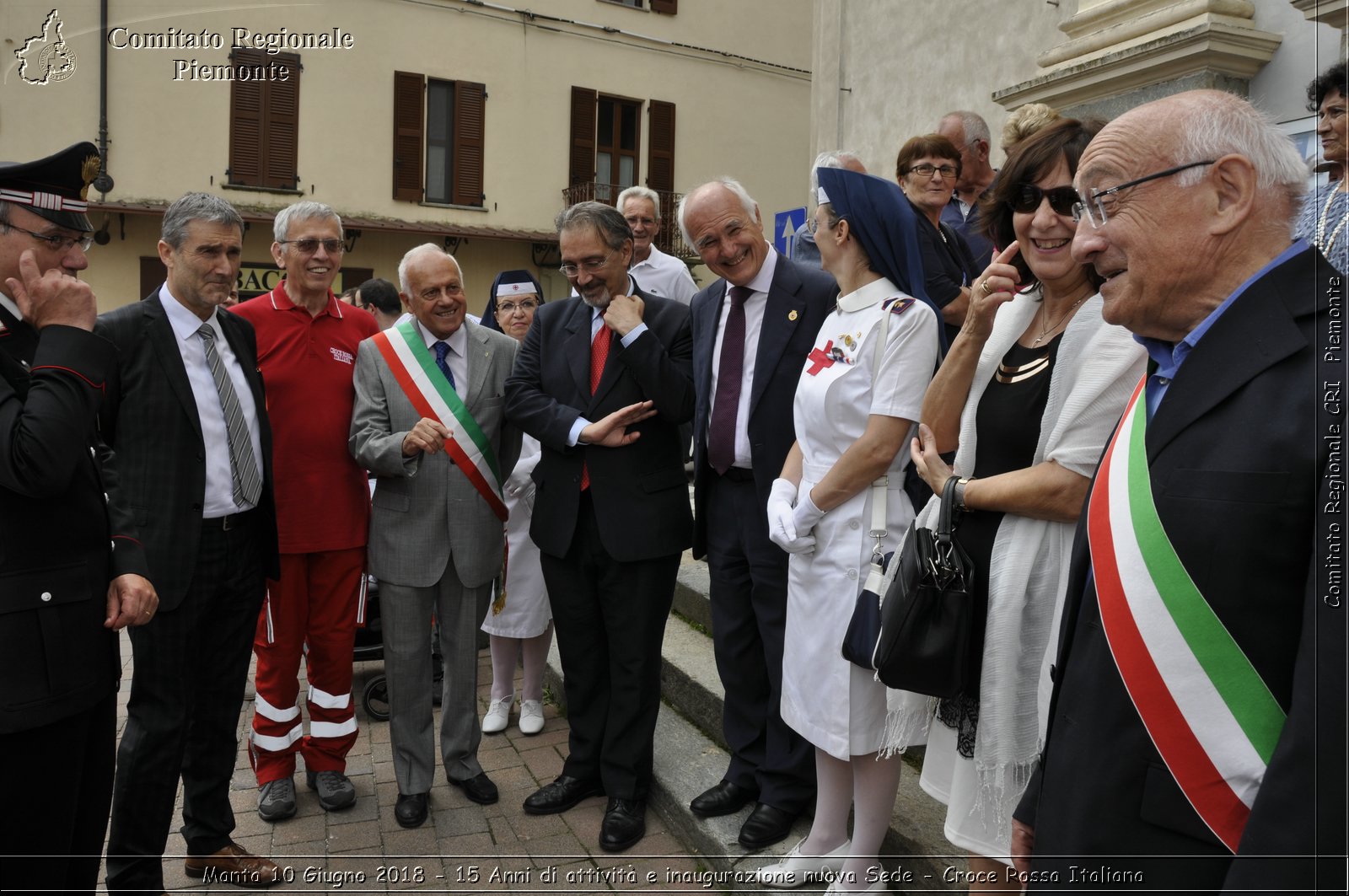 Manta 10 Giugno 2018 - 15 Anni di attivit e inaugurazione nuova Sede - Croce Rossa Italiana- Comitato Regionale del Piemonte