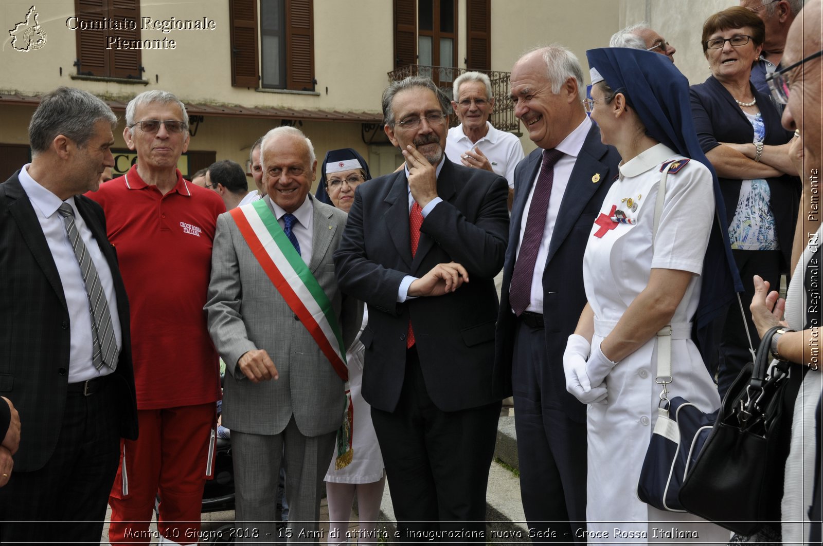 Manta 10 Giugno 2018 - 15 Anni di attivit e inaugurazione nuova Sede - Croce Rossa Italiana- Comitato Regionale del Piemonte