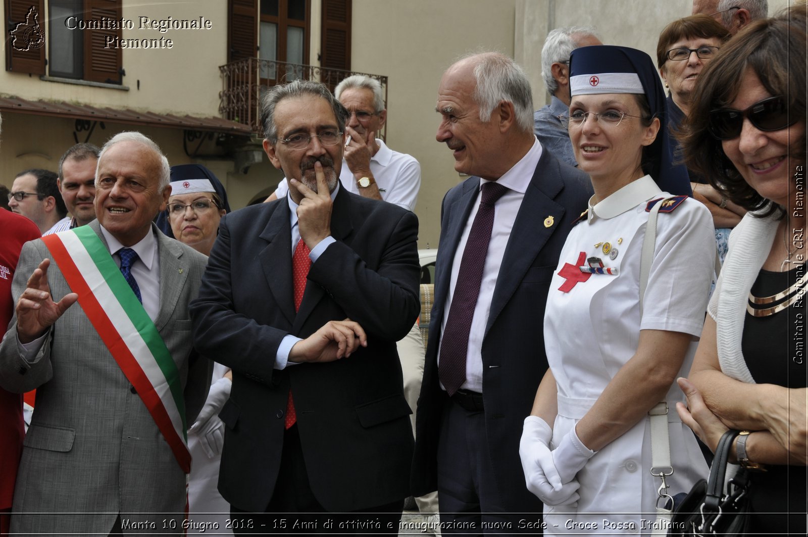 Manta 10 Giugno 2018 - 15 Anni di attivit e inaugurazione nuova Sede - Croce Rossa Italiana- Comitato Regionale del Piemonte