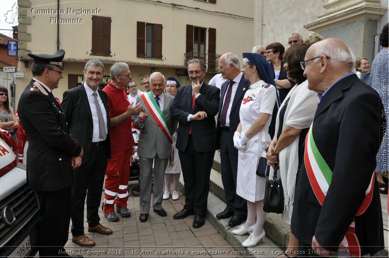 Manta 10 Giugno 2018 - 15 Anni di attivit e inaugurazione nuova Sede - Croce Rossa Italiana- Comitato Regionale del Piemonte