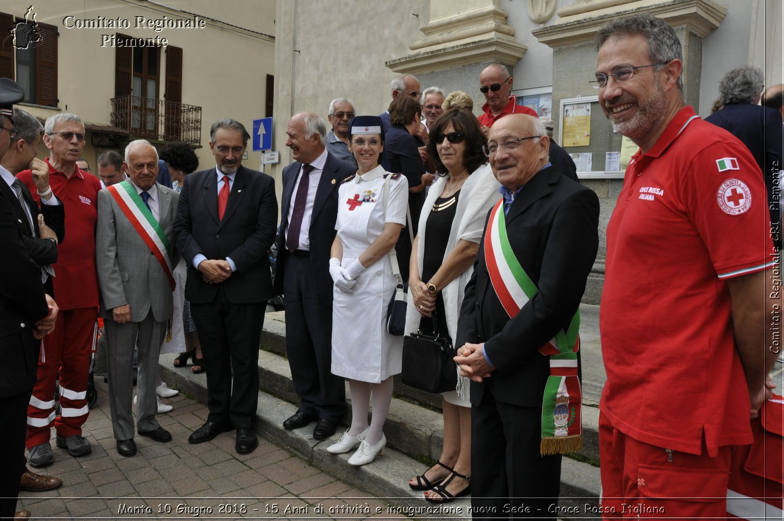 Manta 10 Giugno 2018 - 15 Anni di attivit e inaugurazione nuova Sede - Croce Rossa Italiana- Comitato Regionale del Piemonte