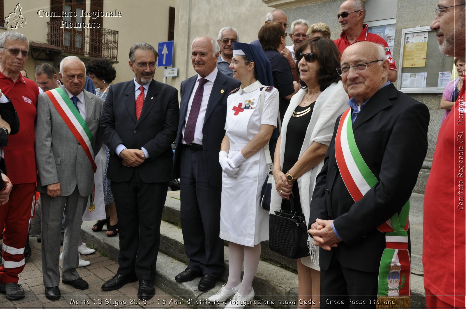 Manta 10 Giugno 2018 - 15 Anni di attivit e inaugurazione nuova Sede - Croce Rossa Italiana- Comitato Regionale del Piemonte