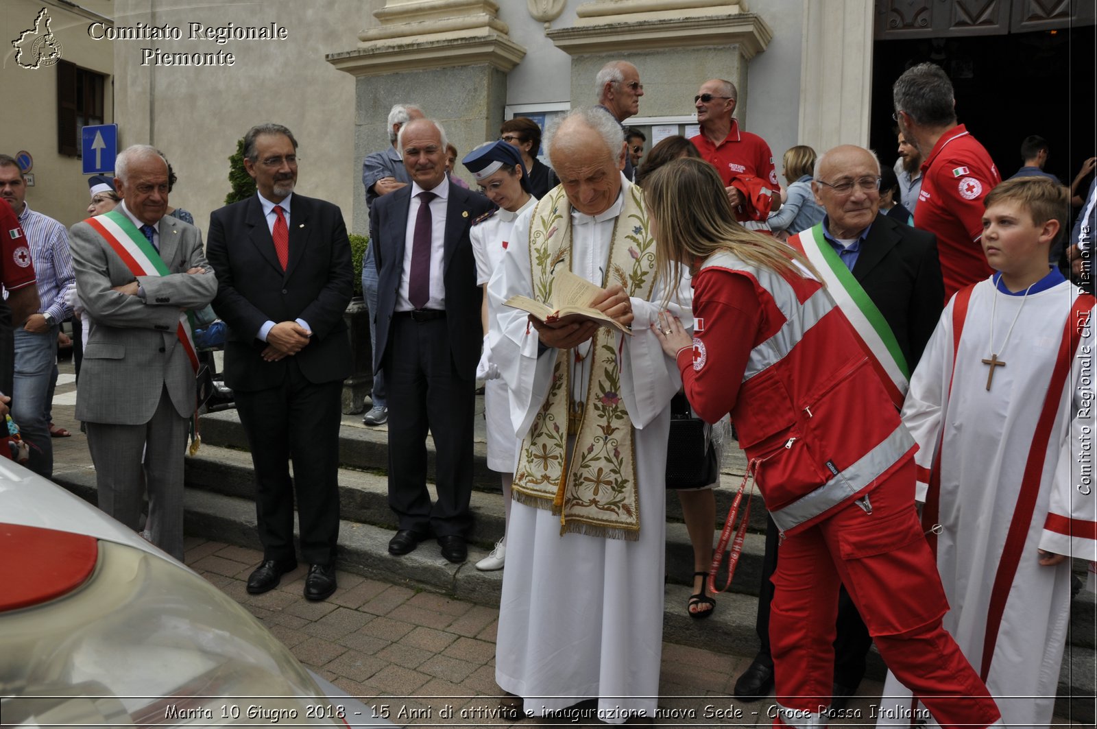 Manta 10 Giugno 2018 - 15 Anni di attivit e inaugurazione nuova Sede - Croce Rossa Italiana- Comitato Regionale del Piemonte