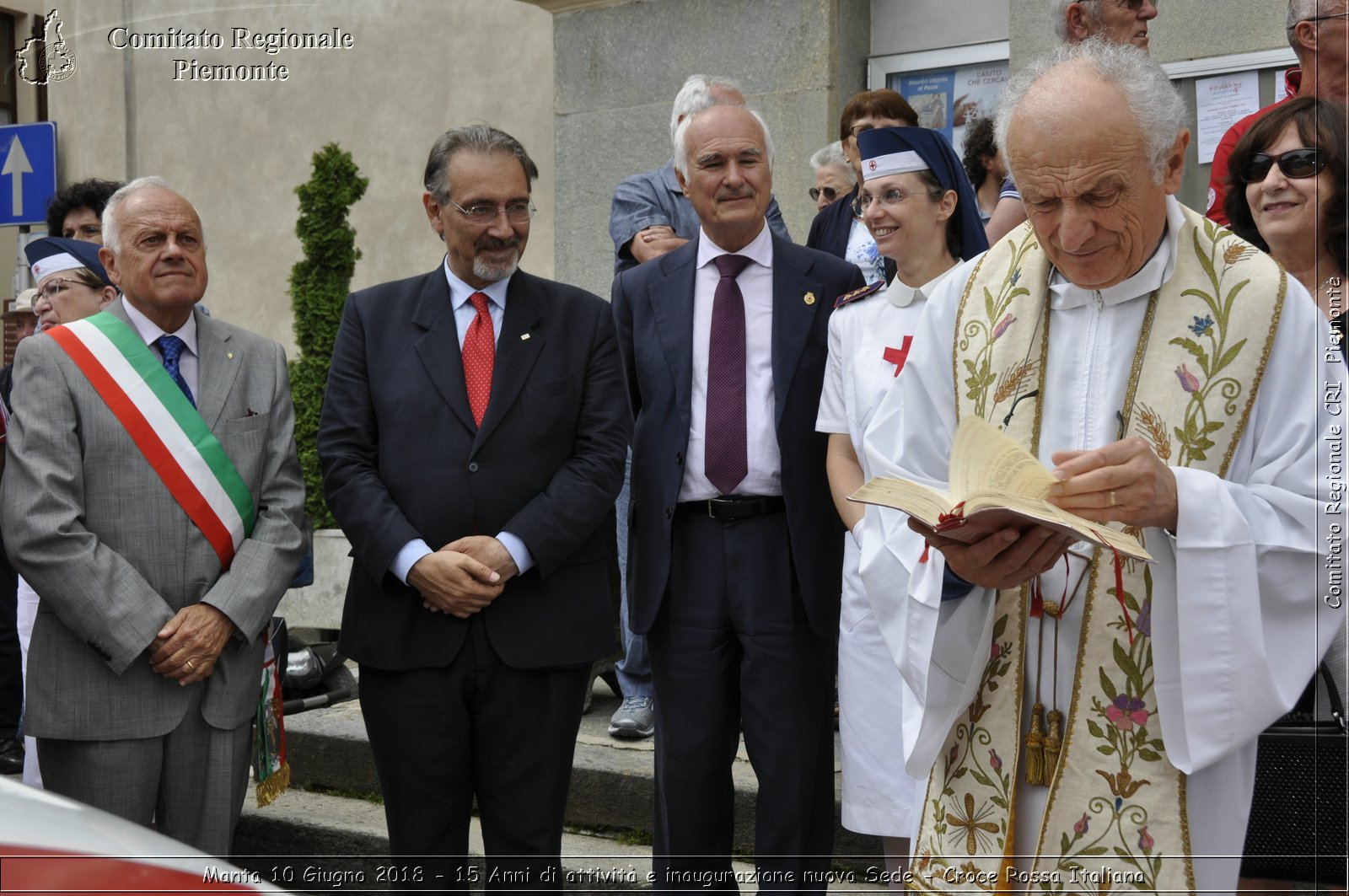 Manta 10 Giugno 2018 - 15 Anni di attivit e inaugurazione nuova Sede - Croce Rossa Italiana- Comitato Regionale del Piemonte