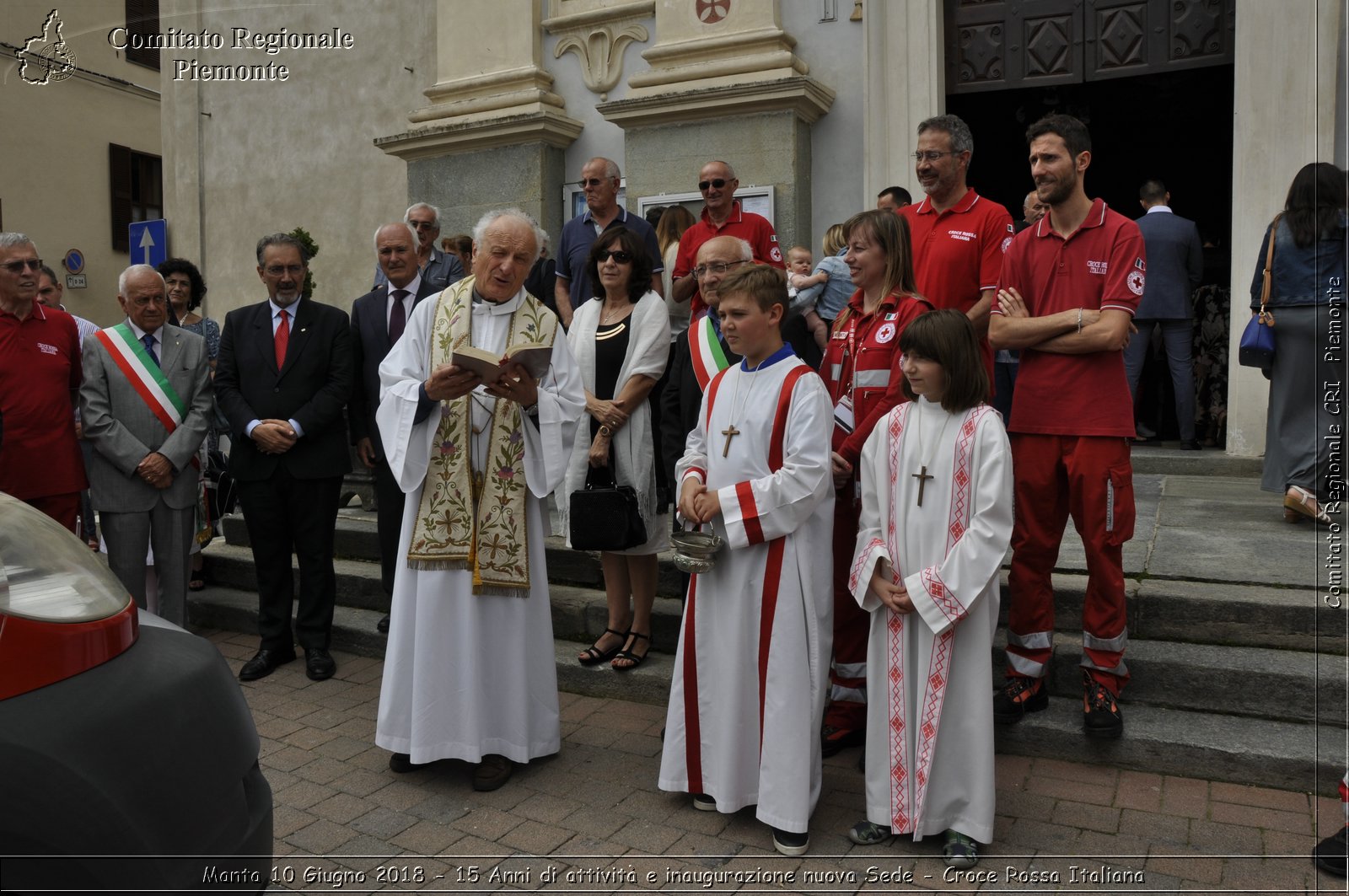 Manta 10 Giugno 2018 - 15 Anni di attivit e inaugurazione nuova Sede - Croce Rossa Italiana- Comitato Regionale del Piemonte