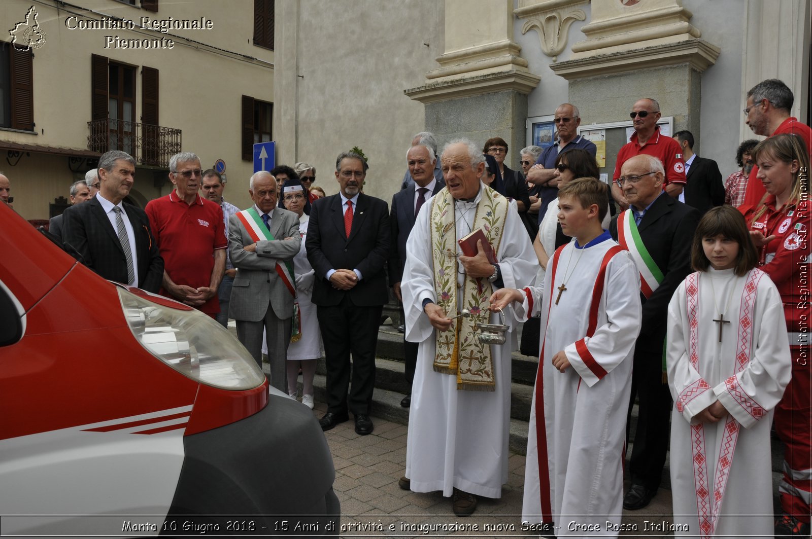 Manta 10 Giugno 2018 - 15 Anni di attivit e inaugurazione nuova Sede - Croce Rossa Italiana- Comitato Regionale del Piemonte