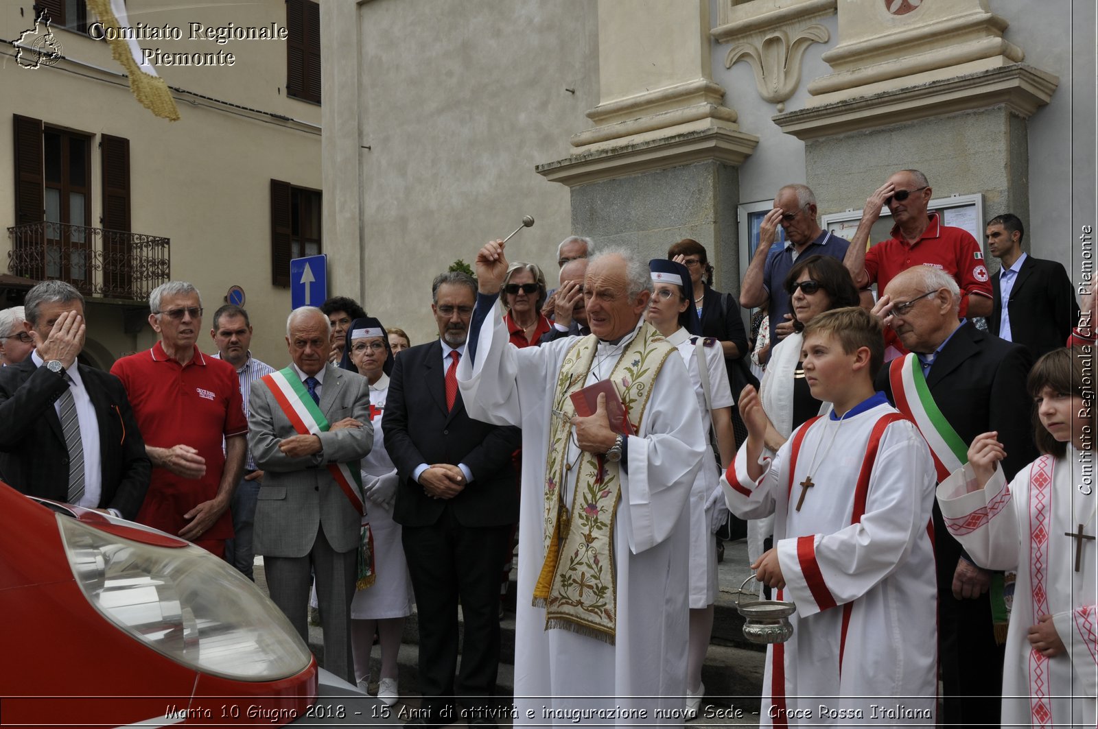 Manta 10 Giugno 2018 - 15 Anni di attivit e inaugurazione nuova Sede - Croce Rossa Italiana- Comitato Regionale del Piemonte