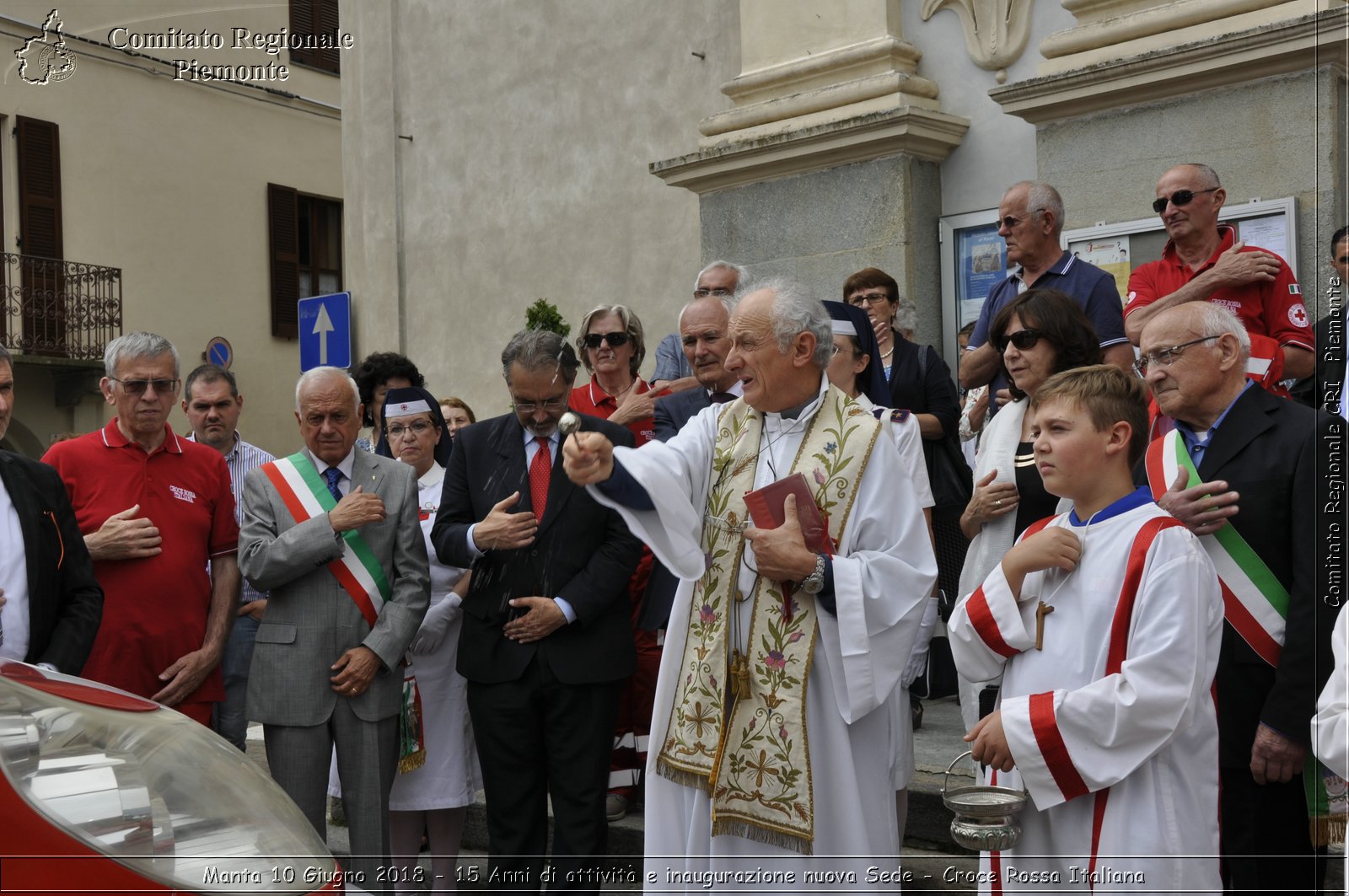 Manta 10 Giugno 2018 - 15 Anni di attivit e inaugurazione nuova Sede - Croce Rossa Italiana- Comitato Regionale del Piemonte