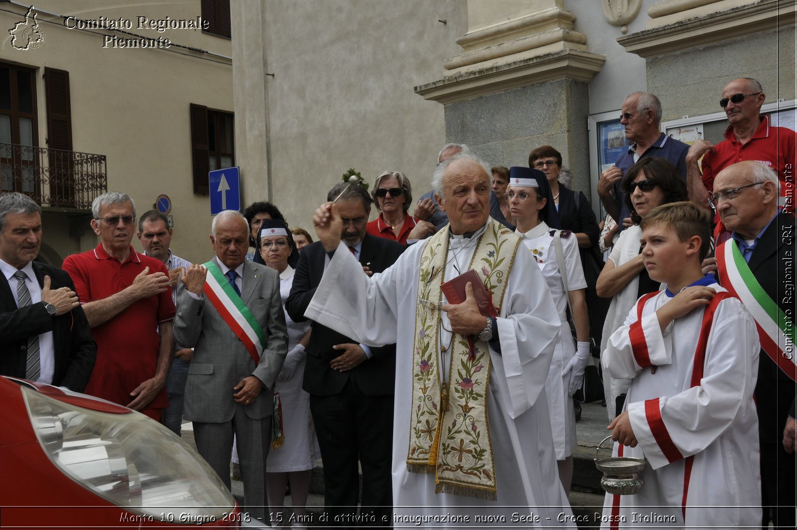 Manta 10 Giugno 2018 - 15 Anni di attivit e inaugurazione nuova Sede - Croce Rossa Italiana- Comitato Regionale del Piemonte