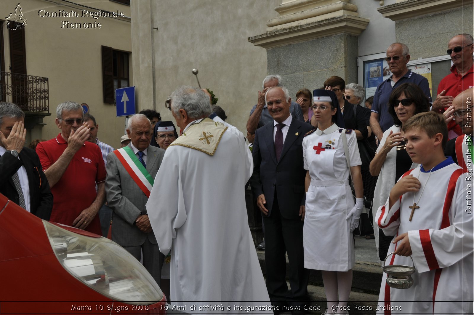 Manta 10 Giugno 2018 - 15 Anni di attivit e inaugurazione nuova Sede - Croce Rossa Italiana- Comitato Regionale del Piemonte