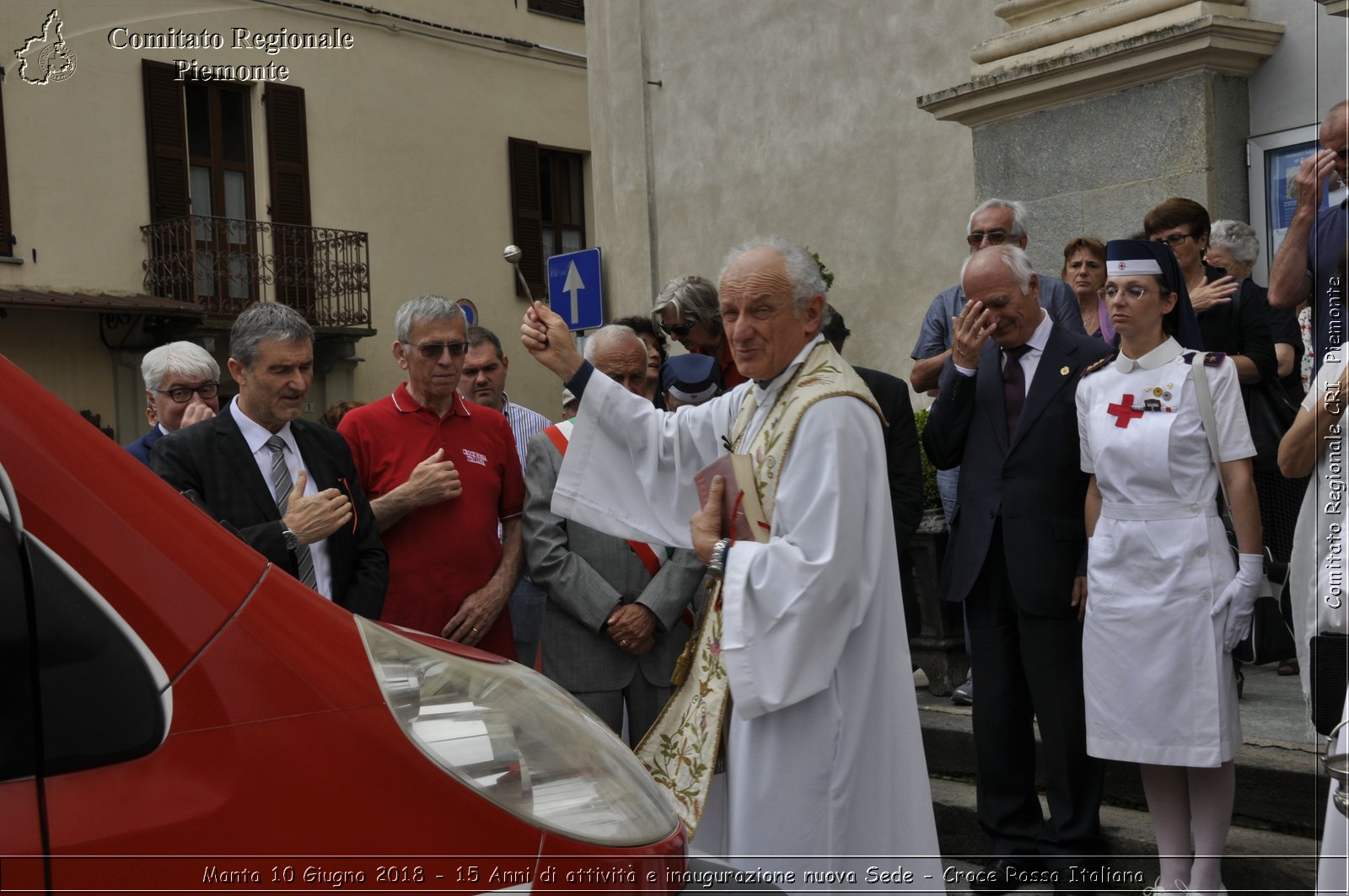 Manta 10 Giugno 2018 - 15 Anni di attivit e inaugurazione nuova Sede - Croce Rossa Italiana- Comitato Regionale del Piemonte