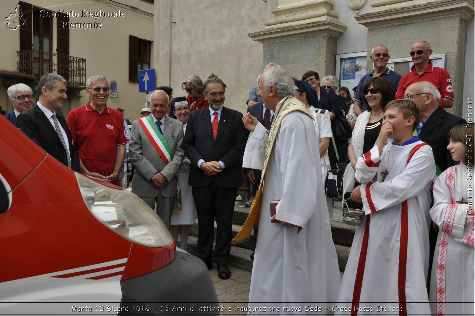 Manta 10 Giugno 2018 - 15 Anni di attivit e inaugurazione nuova Sede - Croce Rossa Italiana- Comitato Regionale del Piemonte