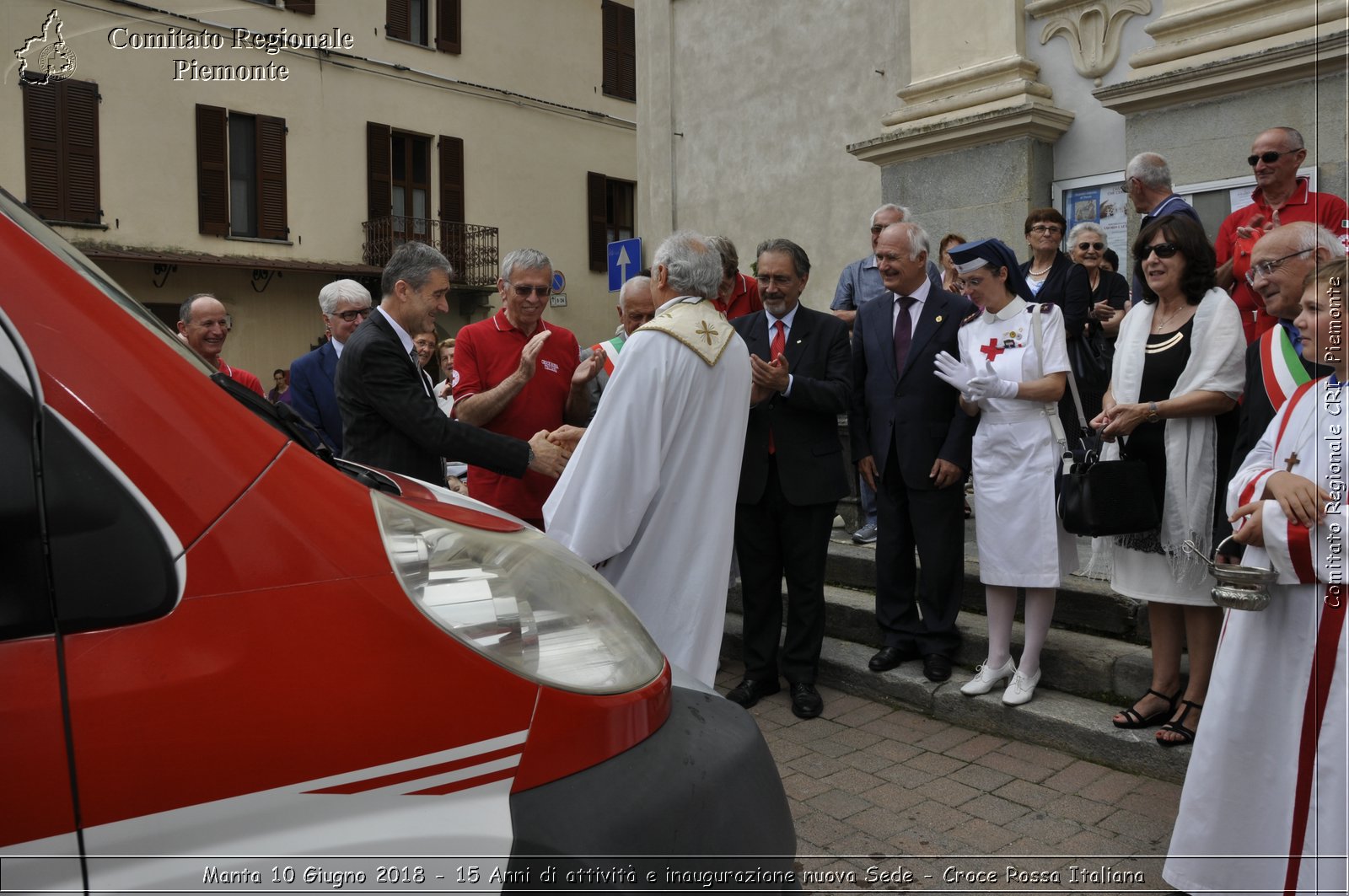 Manta 10 Giugno 2018 - 15 Anni di attivit e inaugurazione nuova Sede - Croce Rossa Italiana- Comitato Regionale del Piemonte