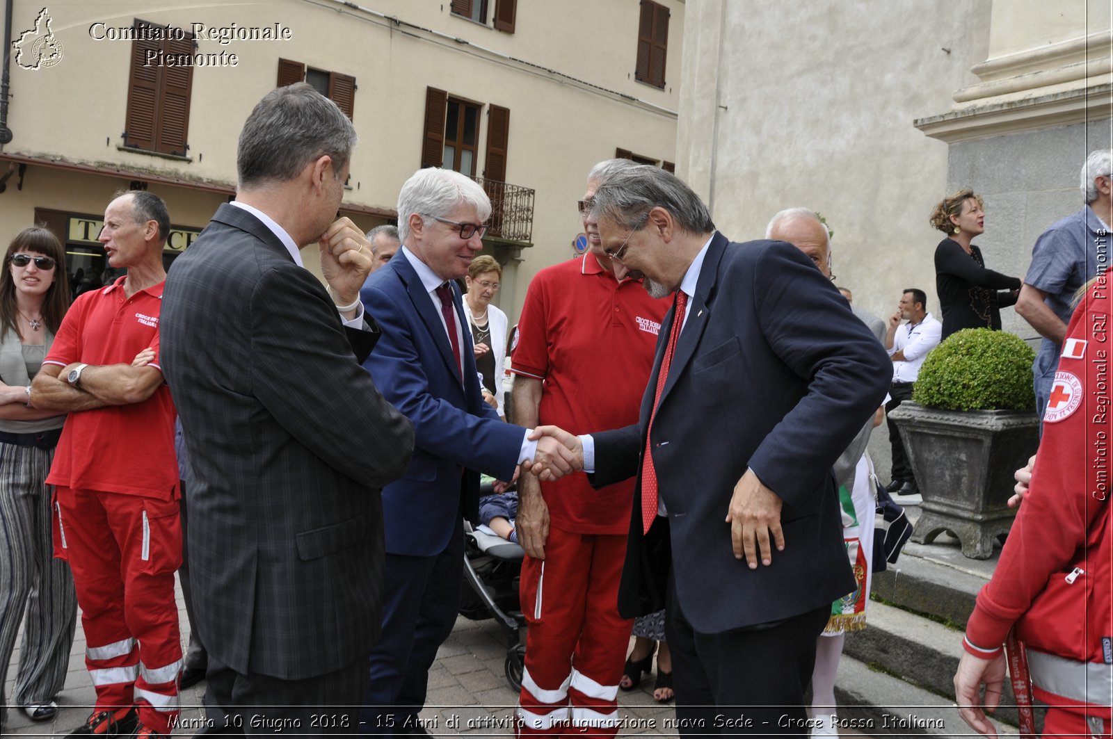 Manta 10 Giugno 2018 - 15 Anni di attivit e inaugurazione nuova Sede - Croce Rossa Italiana- Comitato Regionale del Piemonte