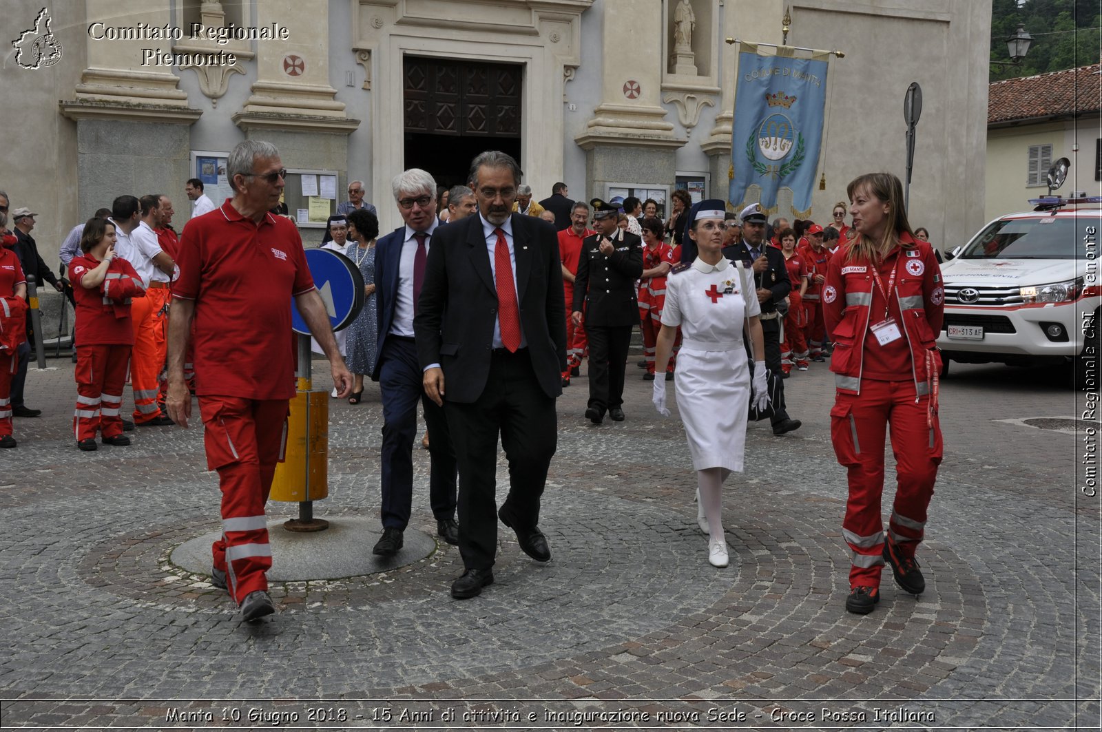 Manta 10 Giugno 2018 - 15 Anni di attivit e inaugurazione nuova Sede - Croce Rossa Italiana- Comitato Regionale del Piemonte