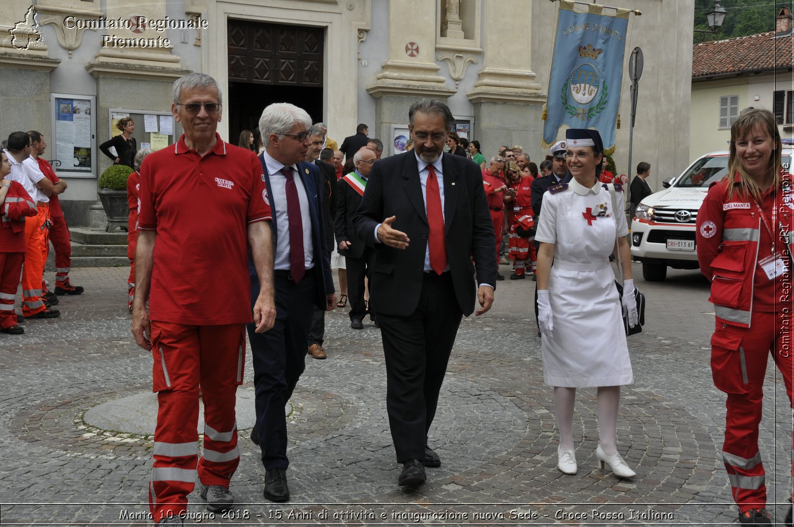 Manta 10 Giugno 2018 - 15 Anni di attivit e inaugurazione nuova Sede - Croce Rossa Italiana- Comitato Regionale del Piemonte