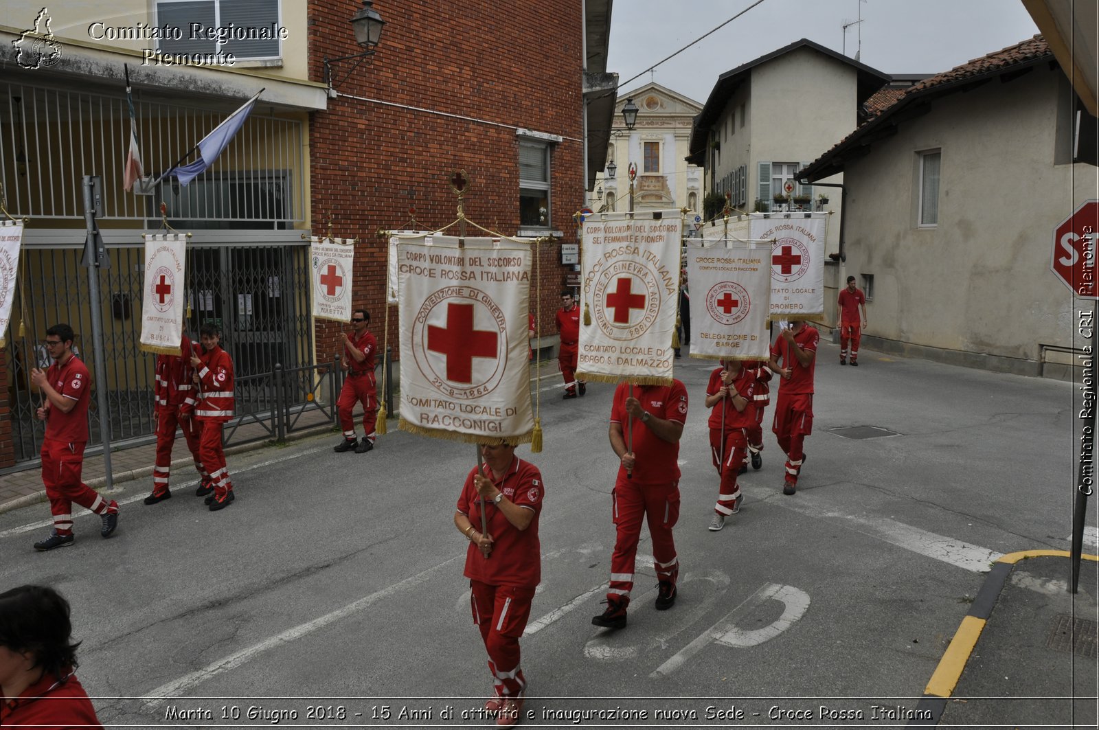 Manta 10 Giugno 2018 - 15 Anni di attivit e inaugurazione nuova Sede - Croce Rossa Italiana- Comitato Regionale del Piemonte