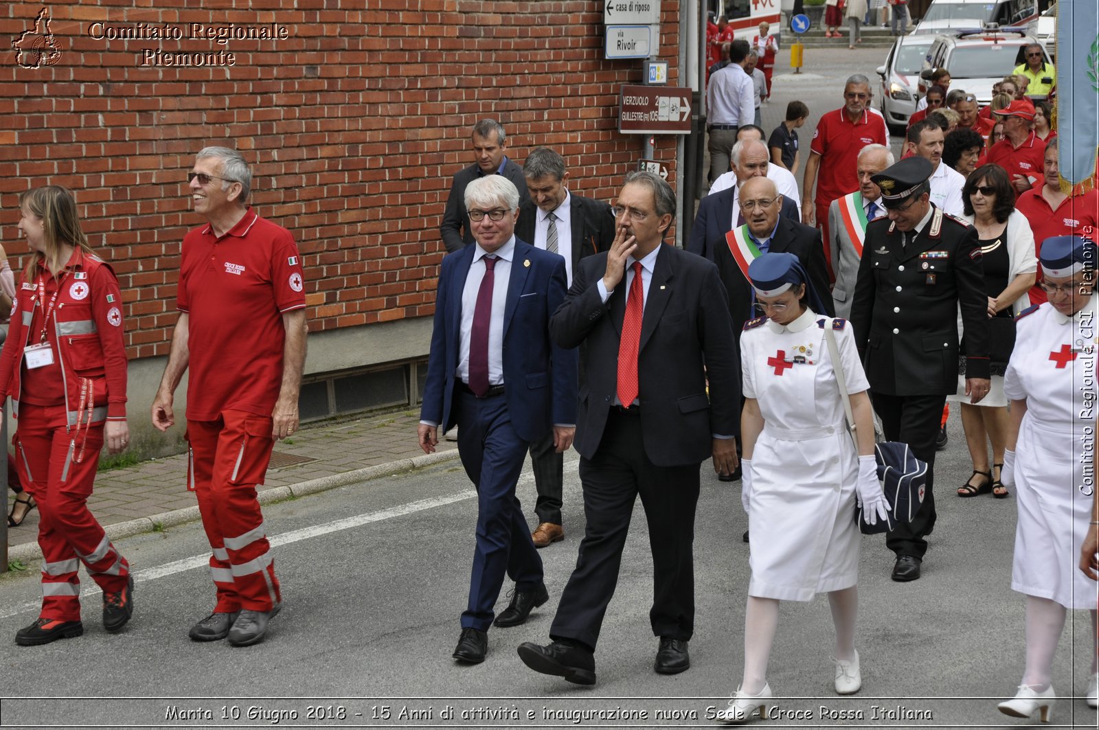 Manta 10 Giugno 2018 - 15 Anni di attivit e inaugurazione nuova Sede - Croce Rossa Italiana- Comitato Regionale del Piemonte