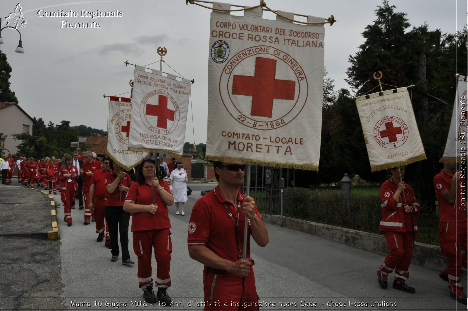 Manta 10 Giugno 2018 - 15 Anni di attivit e inaugurazione nuova Sede - Croce Rossa Italiana- Comitato Regionale del Piemonte