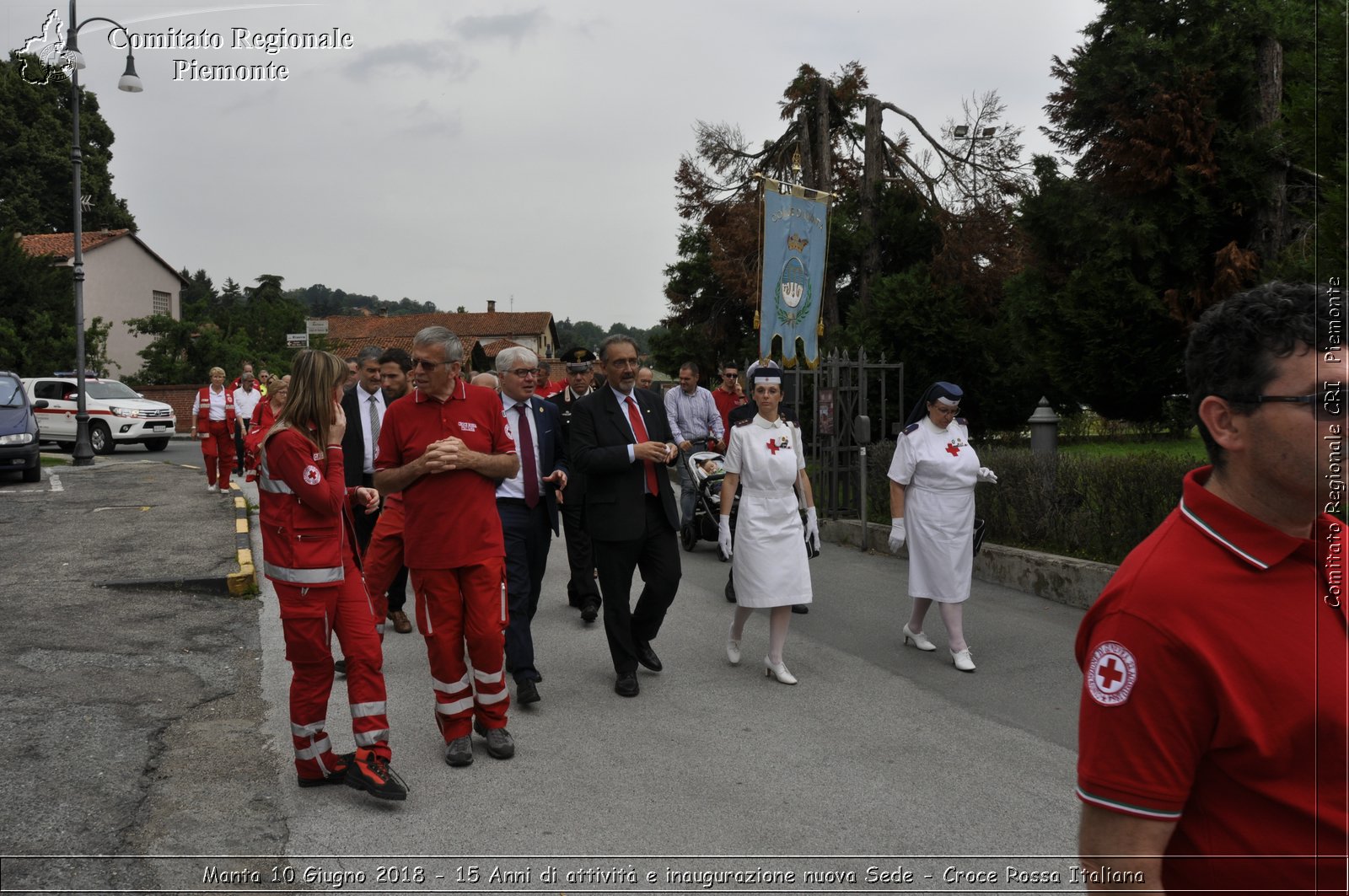 Manta 10 Giugno 2018 - 15 Anni di attivit e inaugurazione nuova Sede - Croce Rossa Italiana- Comitato Regionale del Piemonte