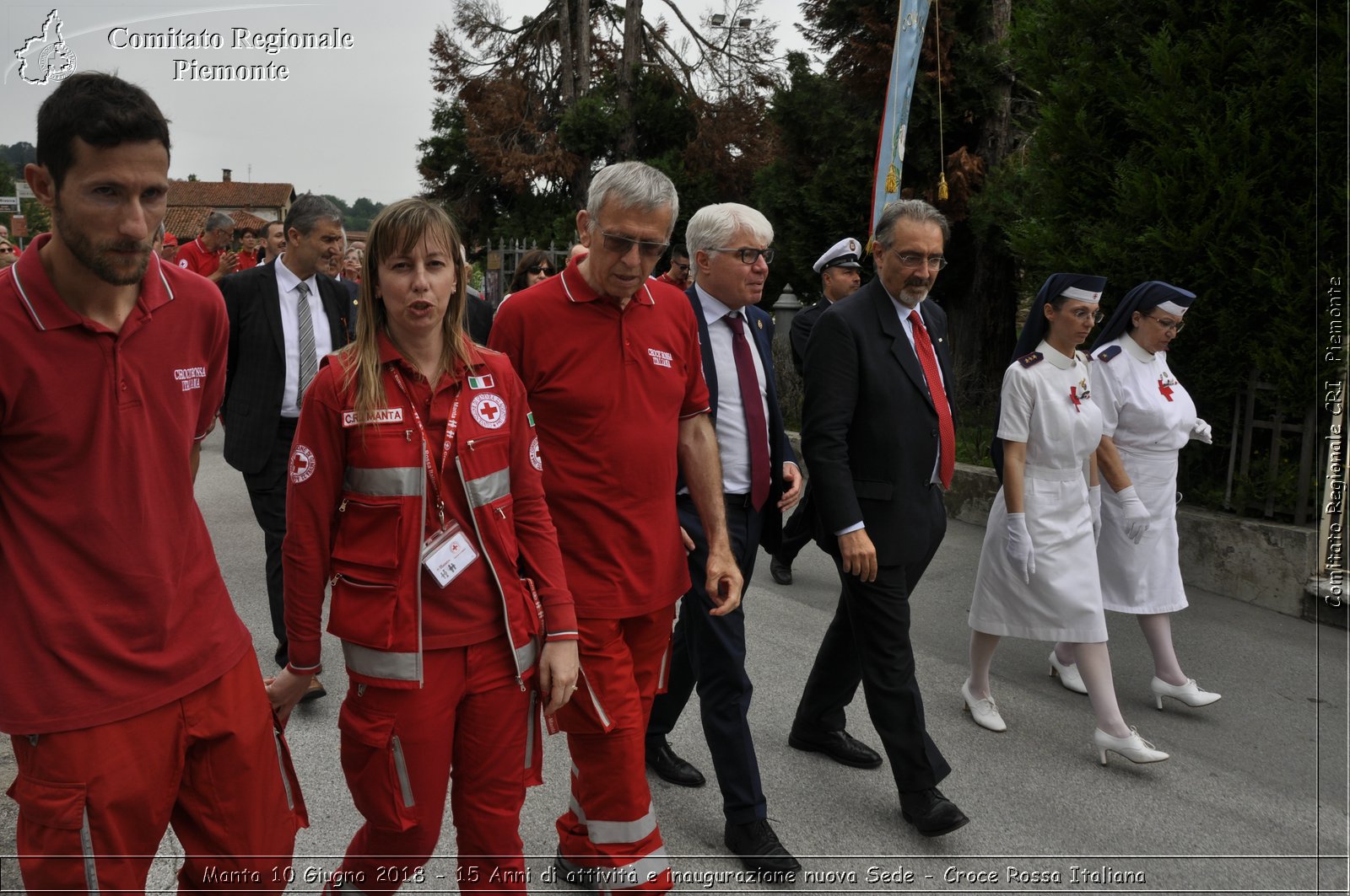 Manta 10 Giugno 2018 - 15 Anni di attivit e inaugurazione nuova Sede - Croce Rossa Italiana- Comitato Regionale del Piemonte