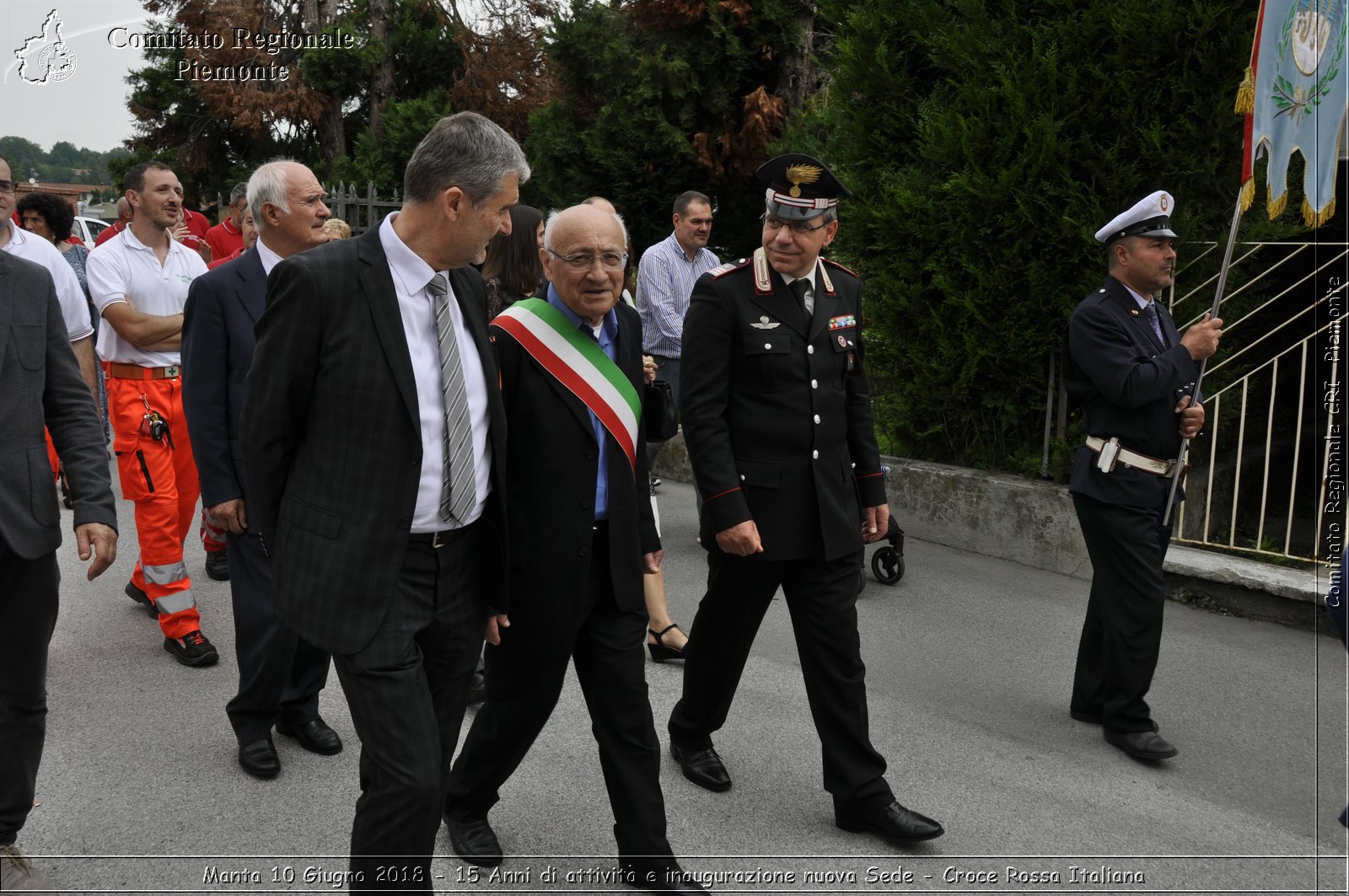 Manta 10 Giugno 2018 - 15 Anni di attivit e inaugurazione nuova Sede - Croce Rossa Italiana- Comitato Regionale del Piemonte