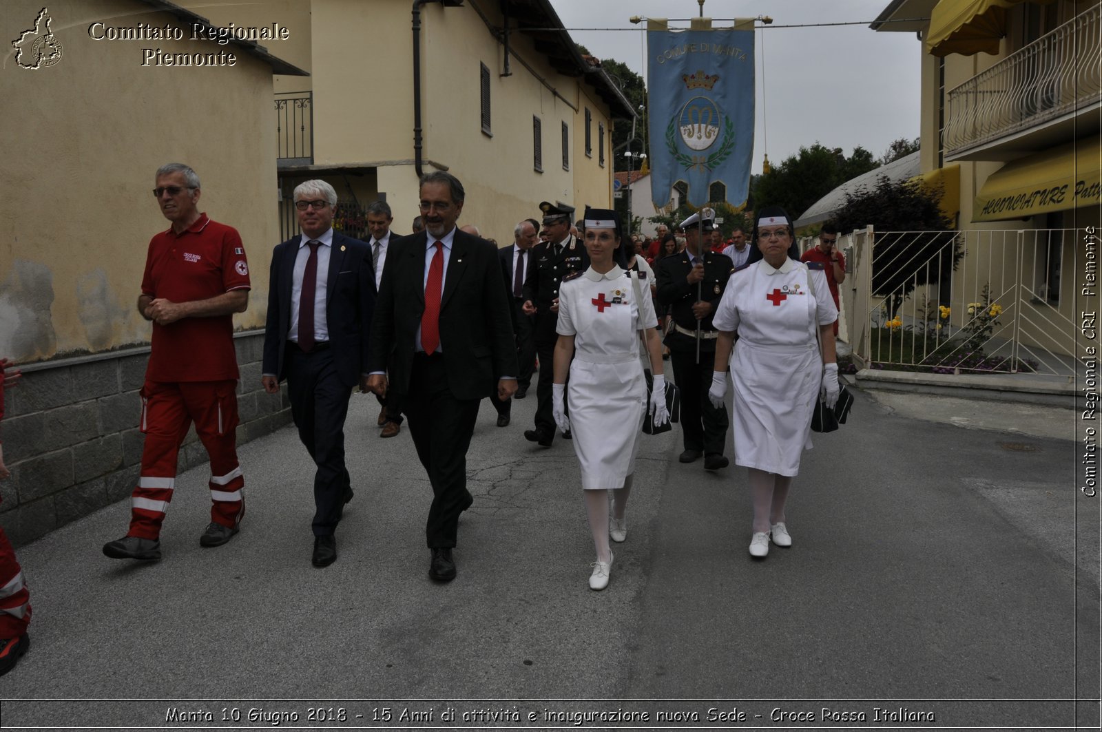 Manta 10 Giugno 2018 - 15 Anni di attivit e inaugurazione nuova Sede - Croce Rossa Italiana- Comitato Regionale del Piemonte