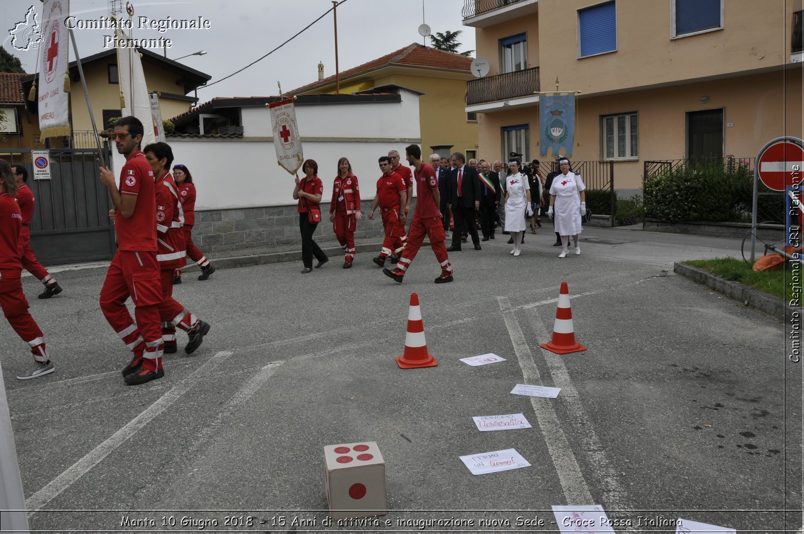 Manta 10 Giugno 2018 - 15 Anni di attivit e inaugurazione nuova Sede - Croce Rossa Italiana- Comitato Regionale del Piemonte