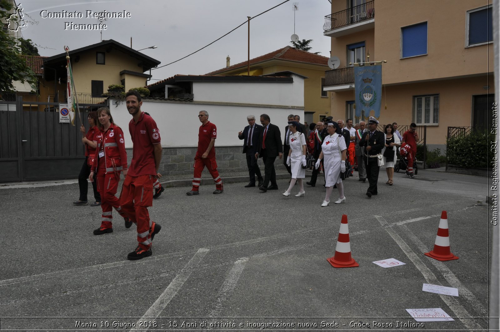 Manta 10 Giugno 2018 - 15 Anni di attivit e inaugurazione nuova Sede - Croce Rossa Italiana- Comitato Regionale del Piemonte