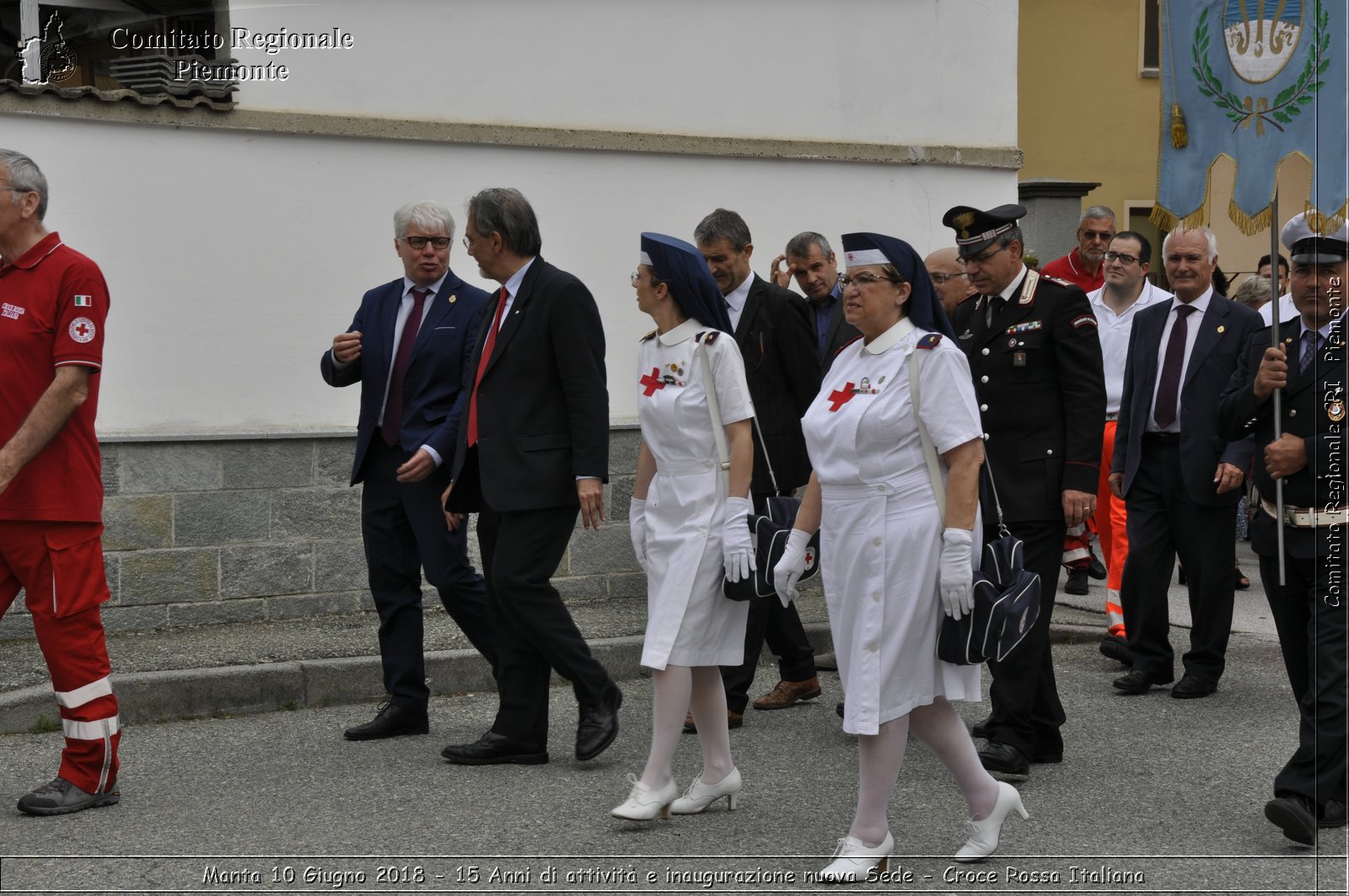 Manta 10 Giugno 2018 - 15 Anni di attivit e inaugurazione nuova Sede - Croce Rossa Italiana- Comitato Regionale del Piemonte