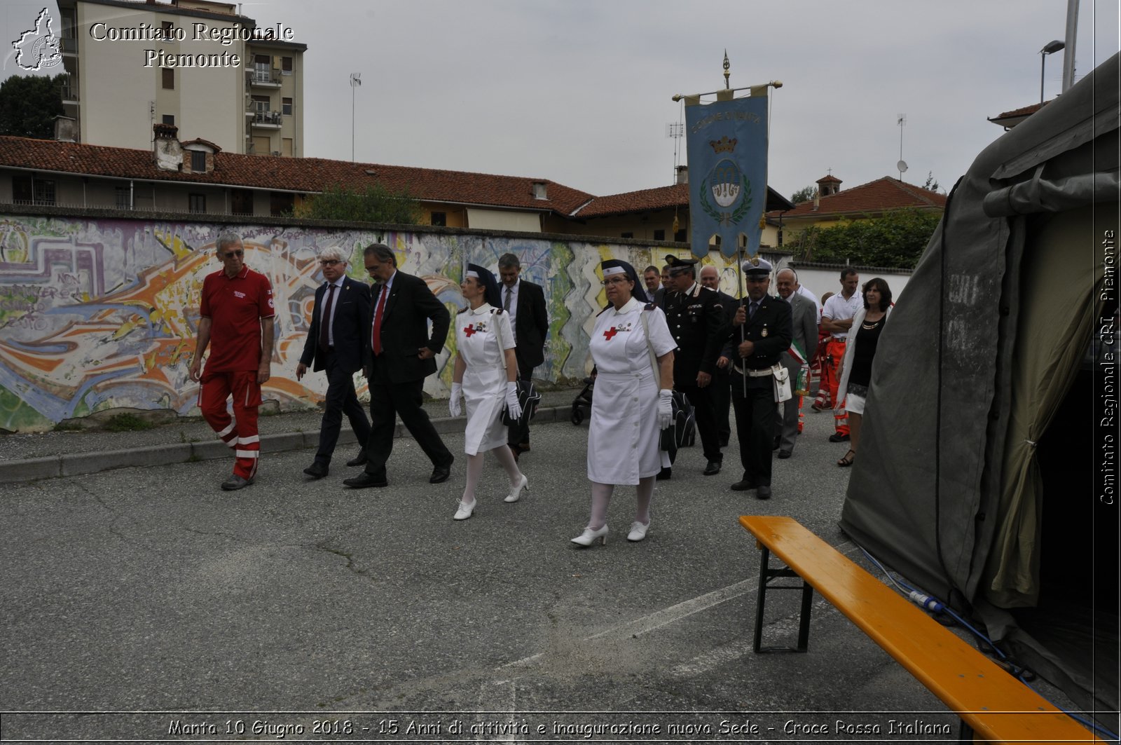 Manta 10 Giugno 2018 - 15 Anni di attivit e inaugurazione nuova Sede - Croce Rossa Italiana- Comitato Regionale del Piemonte