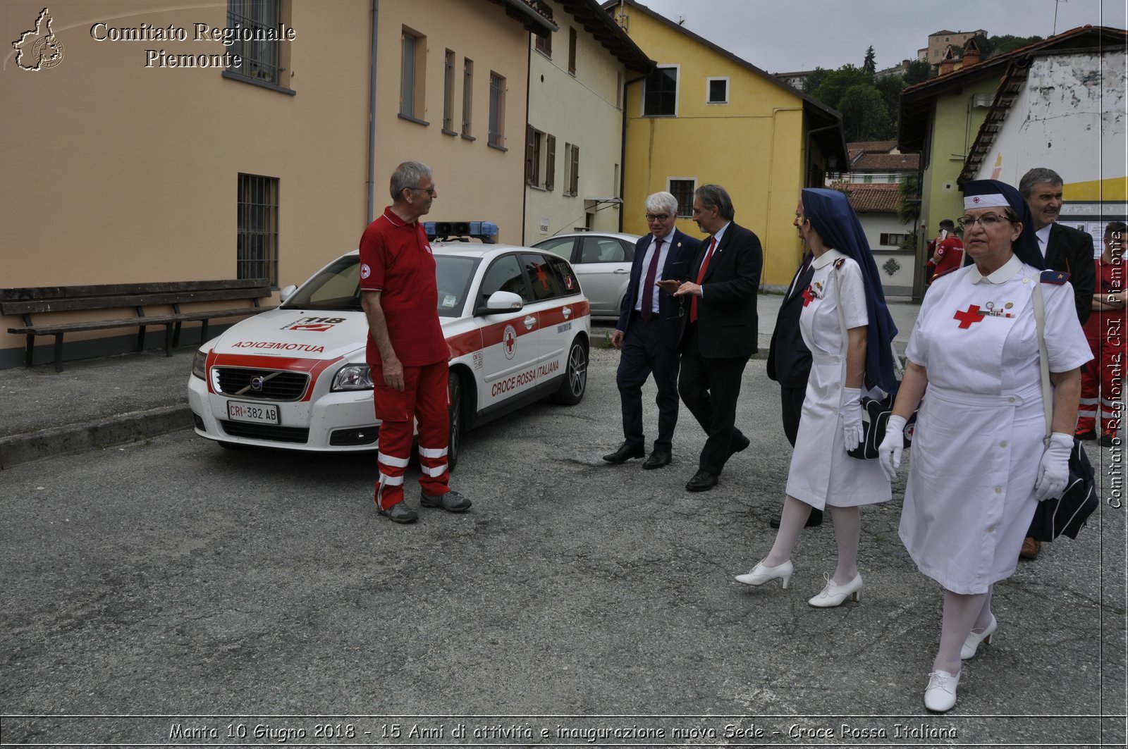 Manta 10 Giugno 2018 - 15 Anni di attivit e inaugurazione nuova Sede - Croce Rossa Italiana- Comitato Regionale del Piemonte