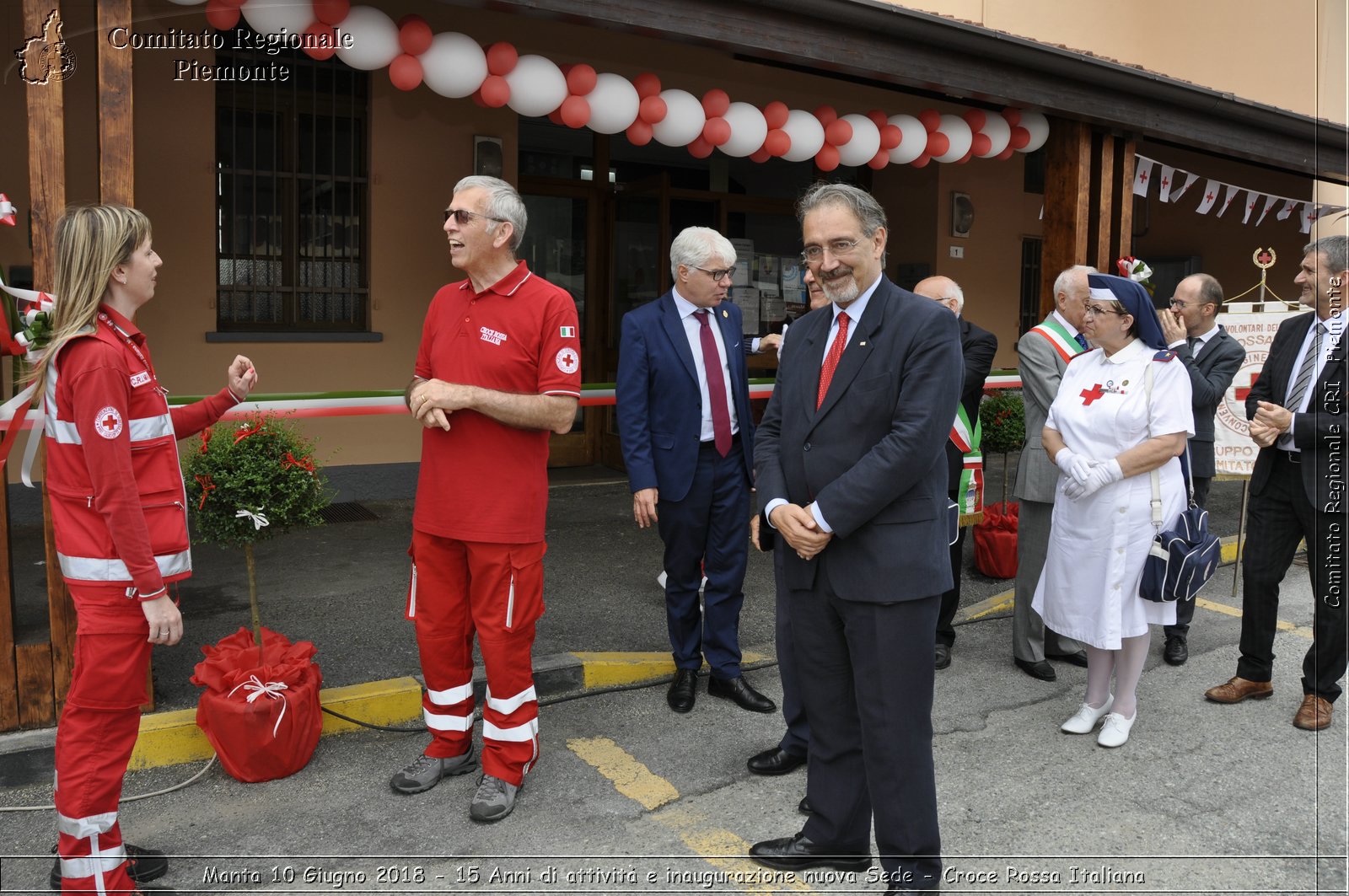 Manta 10 Giugno 2018 - 15 Anni di attivit e inaugurazione nuova Sede - Croce Rossa Italiana- Comitato Regionale del Piemonte