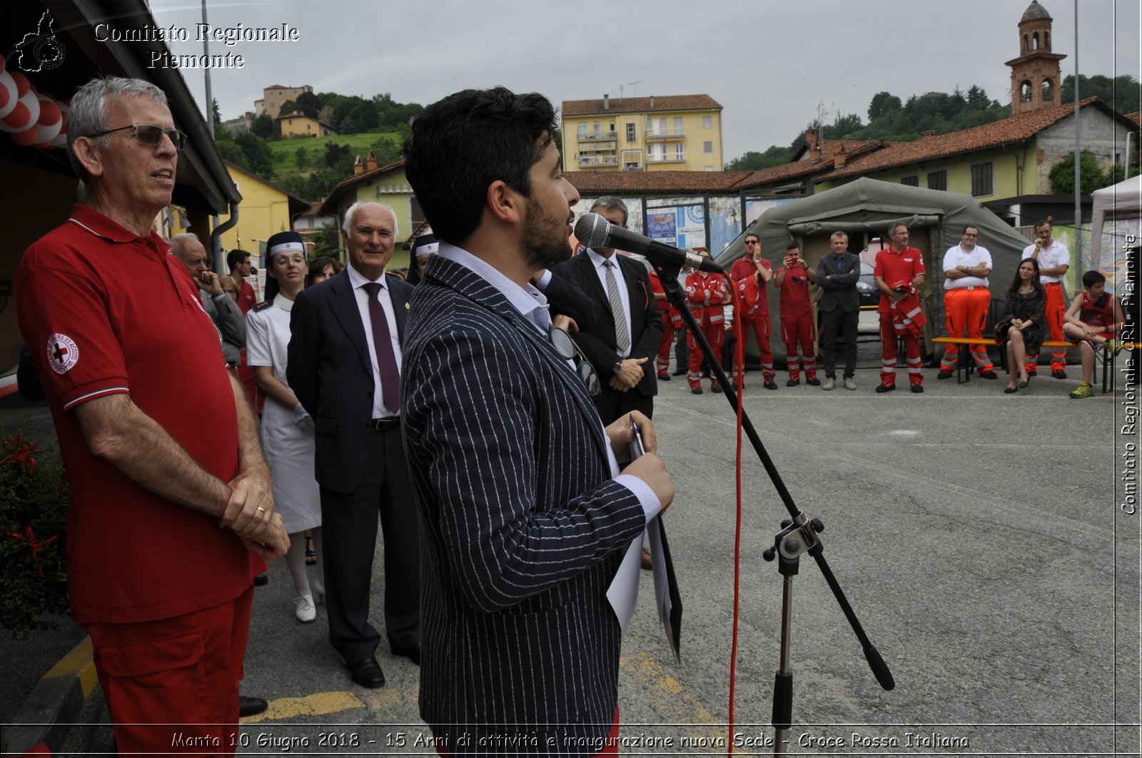 Manta 10 Giugno 2018 - 15 Anni di attivit e inaugurazione nuova Sede - Croce Rossa Italiana- Comitato Regionale del Piemonte