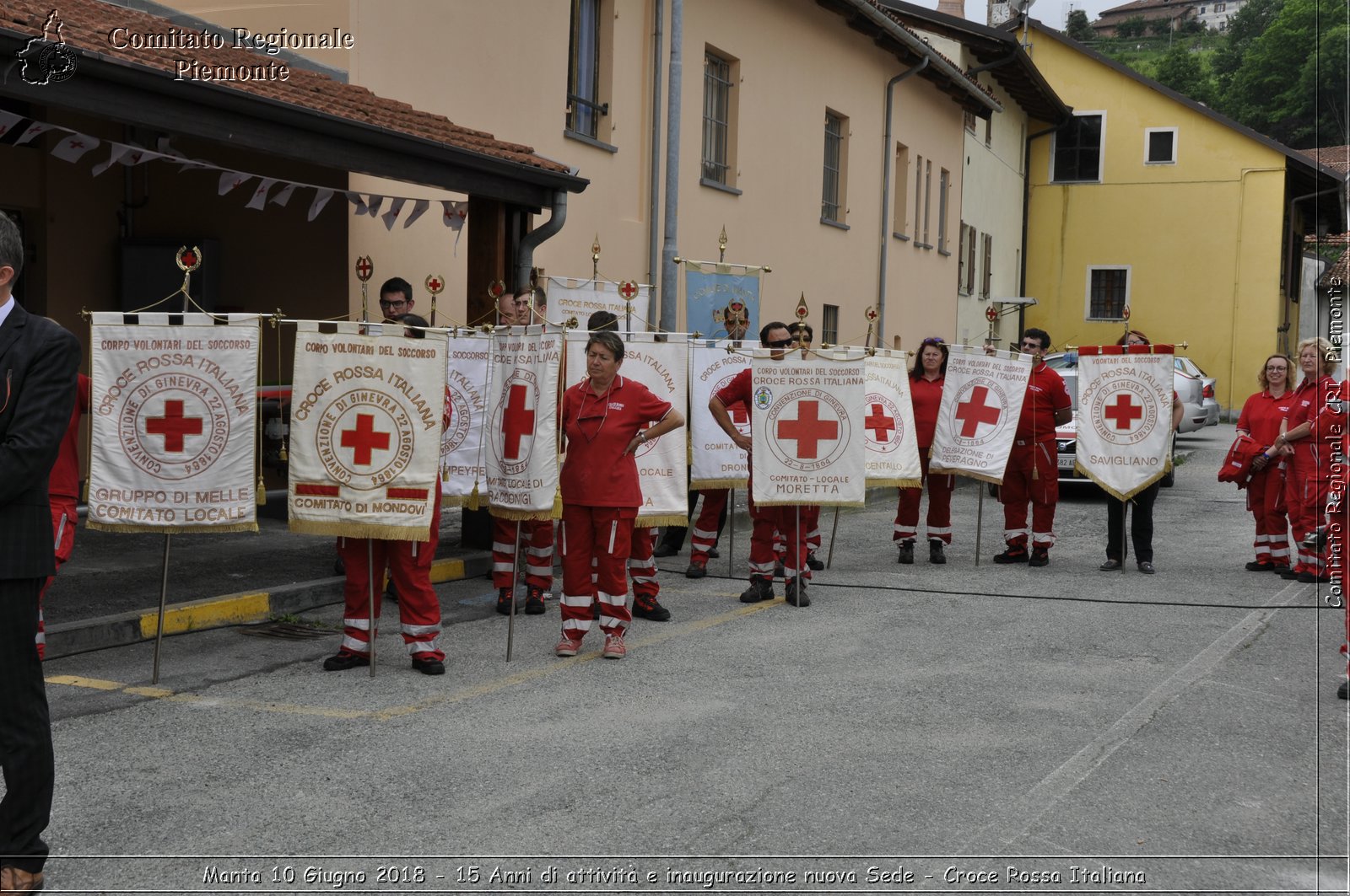 Manta 10 Giugno 2018 - 15 Anni di attivit e inaugurazione nuova Sede - Croce Rossa Italiana- Comitato Regionale del Piemonte