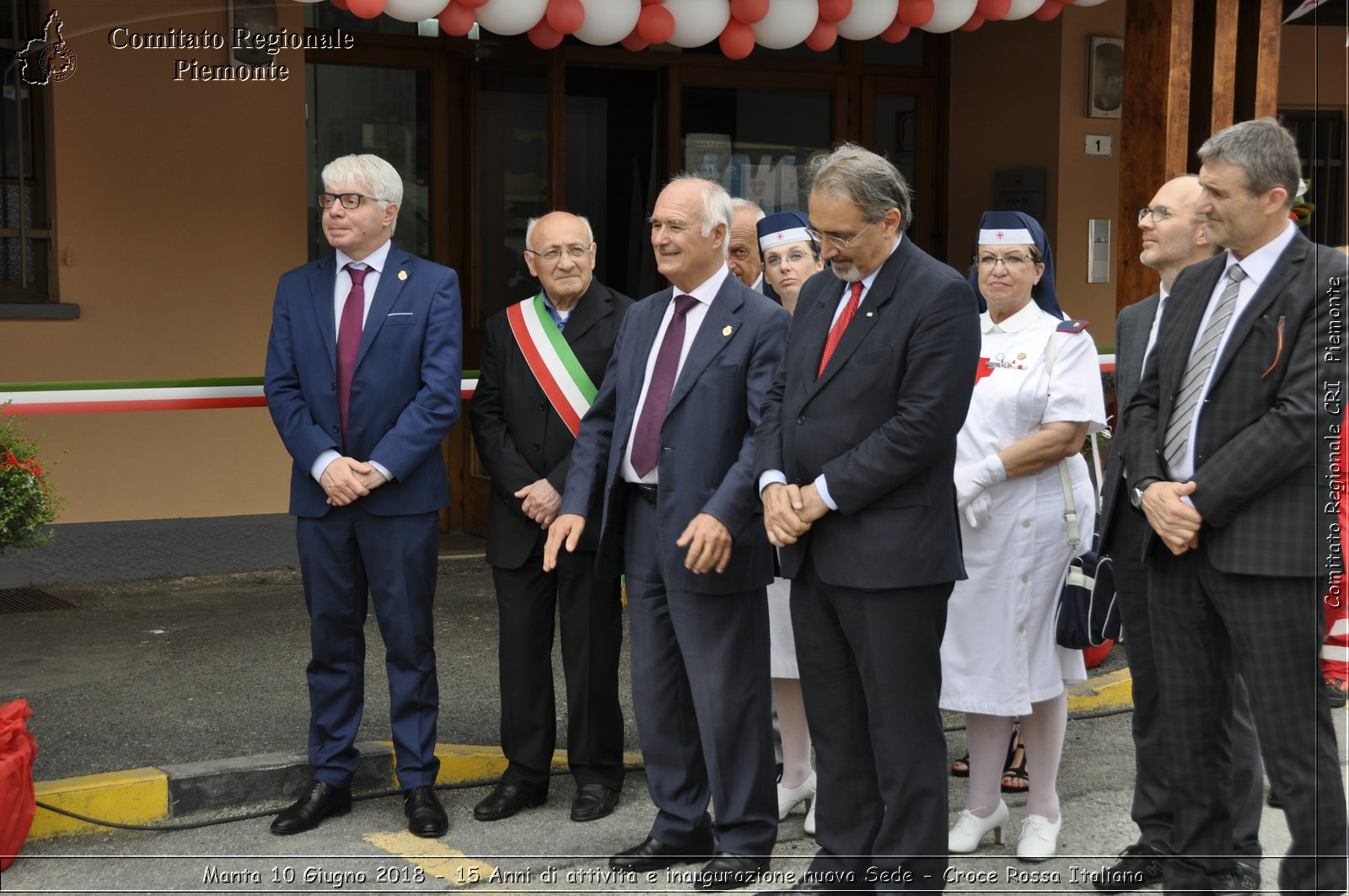 Manta 10 Giugno 2018 - 15 Anni di attivit e inaugurazione nuova Sede - Croce Rossa Italiana- Comitato Regionale del Piemonte