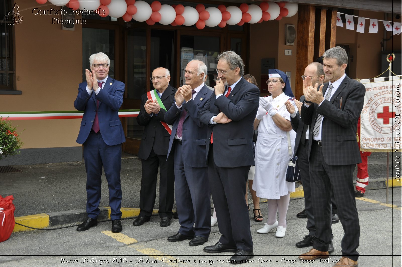 Manta 10 Giugno 2018 - 15 Anni di attivit e inaugurazione nuova Sede - Croce Rossa Italiana- Comitato Regionale del Piemonte