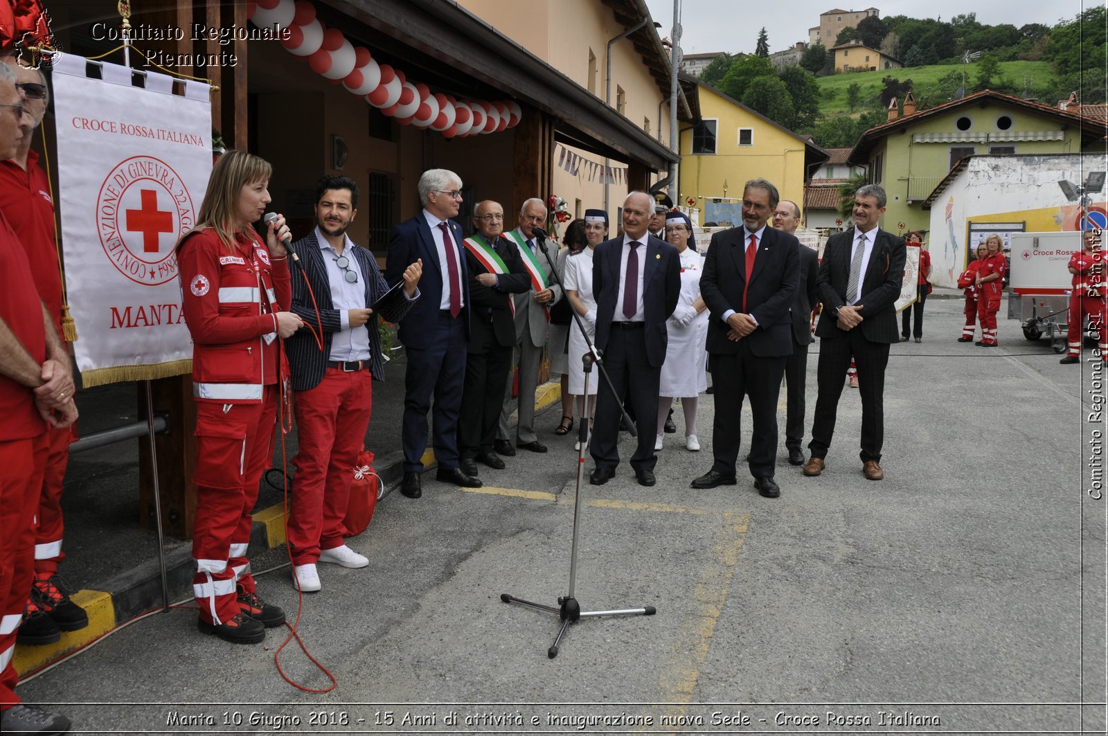 Manta 10 Giugno 2018 - 15 Anni di attivit e inaugurazione nuova Sede - Croce Rossa Italiana- Comitato Regionale del Piemonte