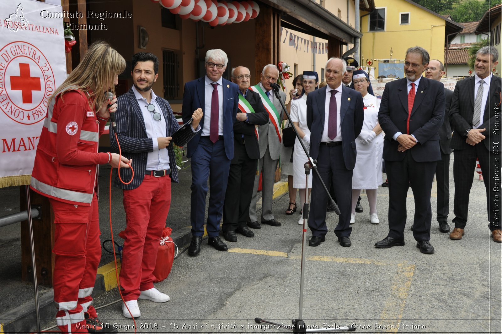 Manta 10 Giugno 2018 - 15 Anni di attivit e inaugurazione nuova Sede - Croce Rossa Italiana- Comitato Regionale del Piemonte