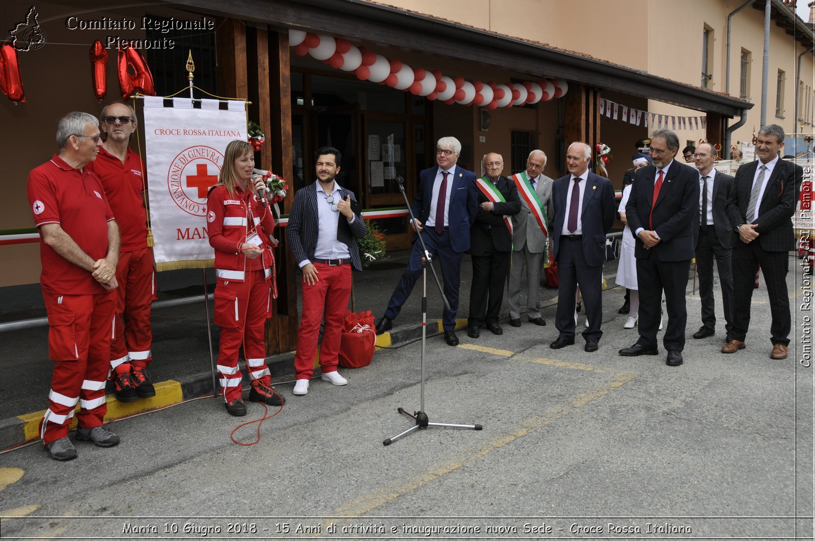 Manta 10 Giugno 2018 - 15 Anni di attivit e inaugurazione nuova Sede - Croce Rossa Italiana- Comitato Regionale del Piemonte