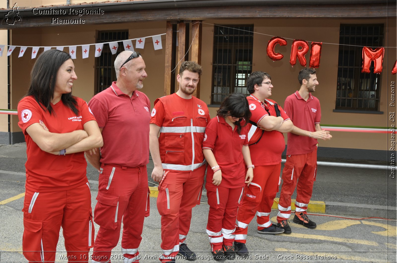 Manta 10 Giugno 2018 - 15 Anni di attivit e inaugurazione nuova Sede - Croce Rossa Italiana- Comitato Regionale del Piemonte